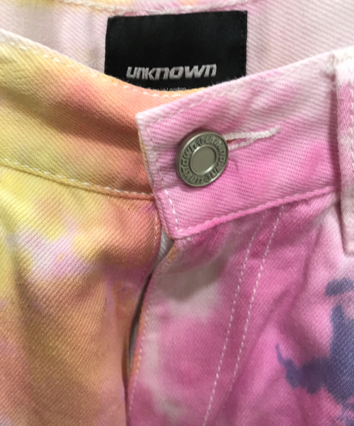 中古・古着通販】Unknown london (アンノウンロンドン) タイダイデニム 