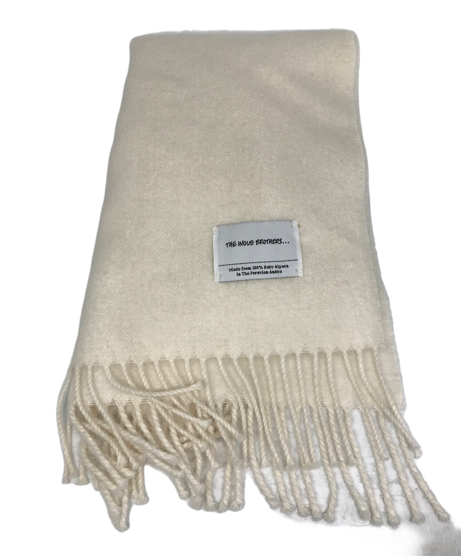 THE INOUE BROTHERS ベビーアルパカ ストール マフラー グレー