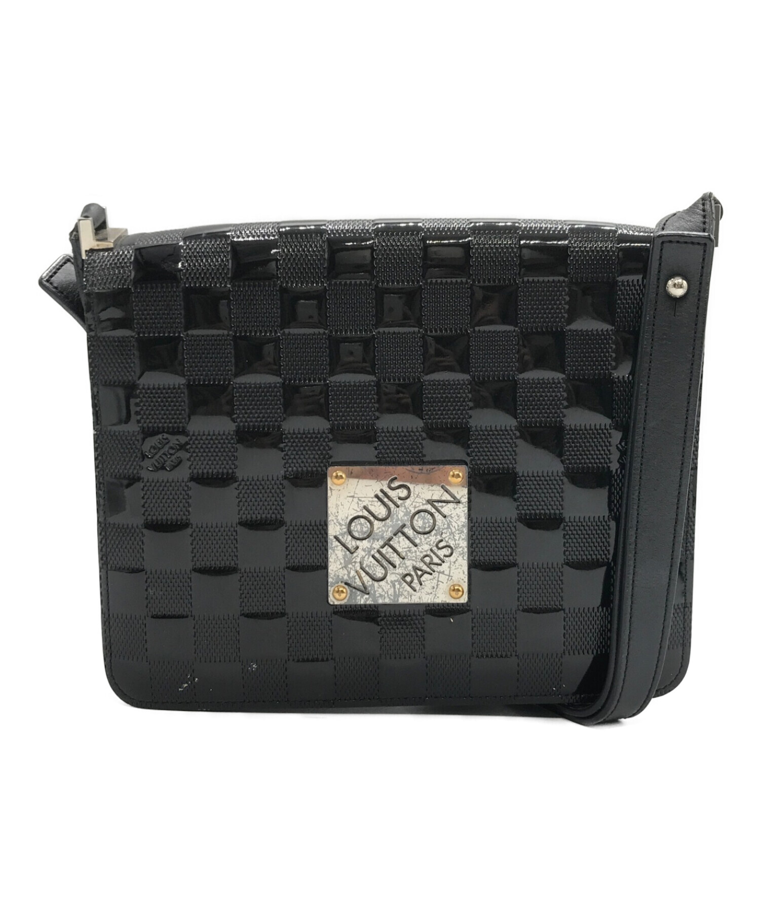 ルイヴィトン ダミエ ヴェルニ キャバレー ハンドバッグ ショルダー