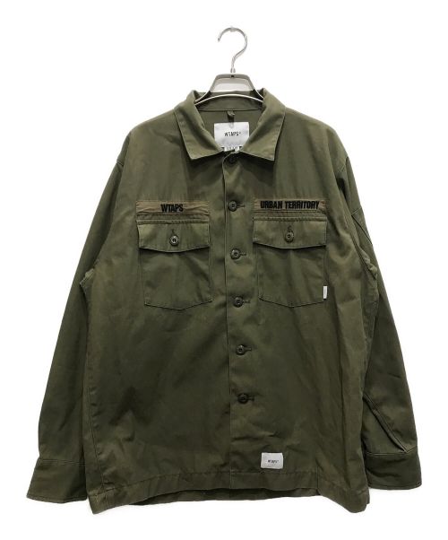 wtaps ミリタリー シャツ　ジャケット　フェード　サイズ4 XL wtaps ミリタリー シャツ ジャケット フェード サイズ4 XL
