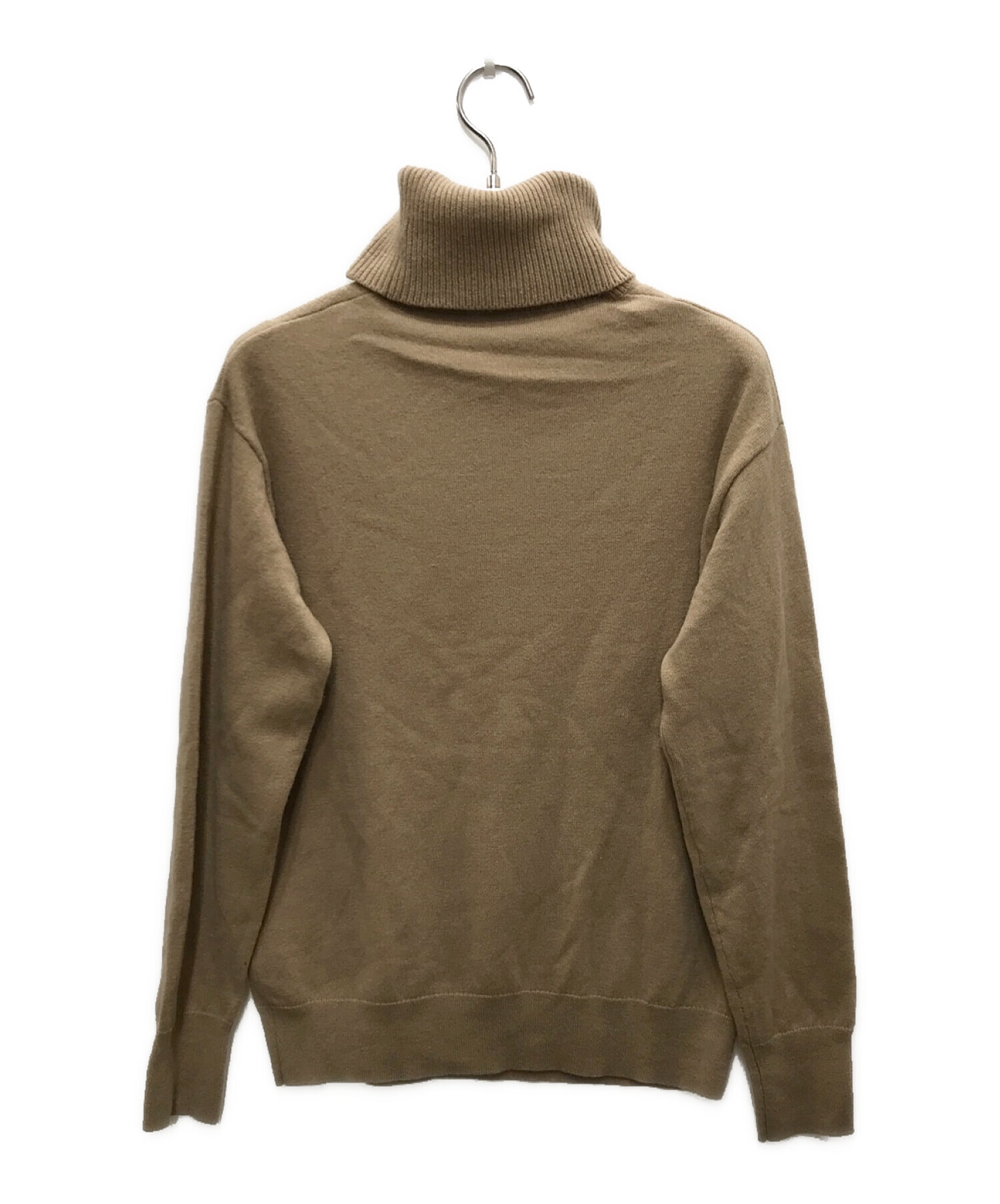 COACH ベージュ タートルネックセーター 中古・古着通販】COACH (コーチ) オーバーサイズタートルネックニット