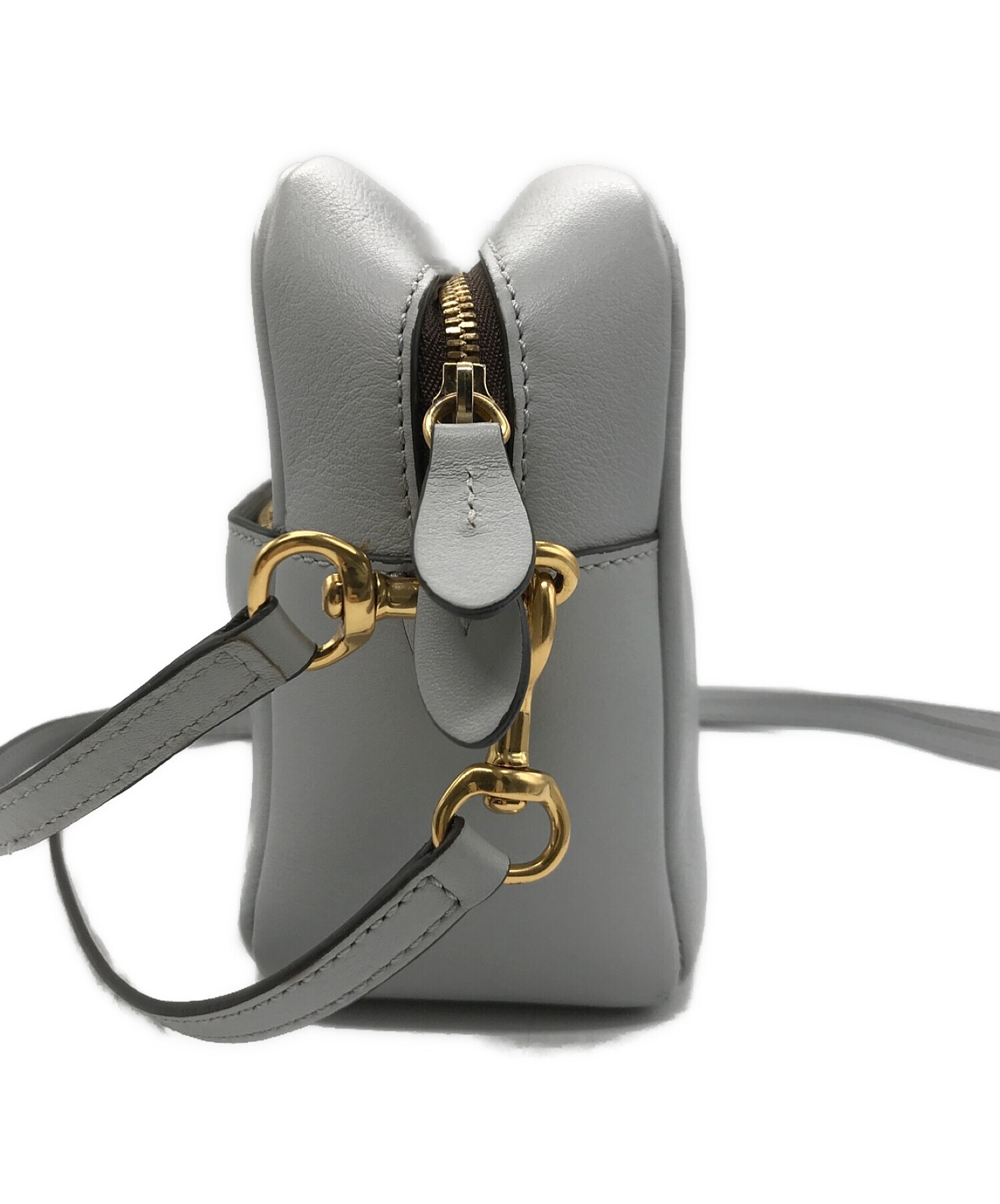 J&M DAVIDSON ライトグレー ショルダーバッグ 中古・古着通販】J&M DAVIDSON (ジェイ＆エム デヴィッドソン