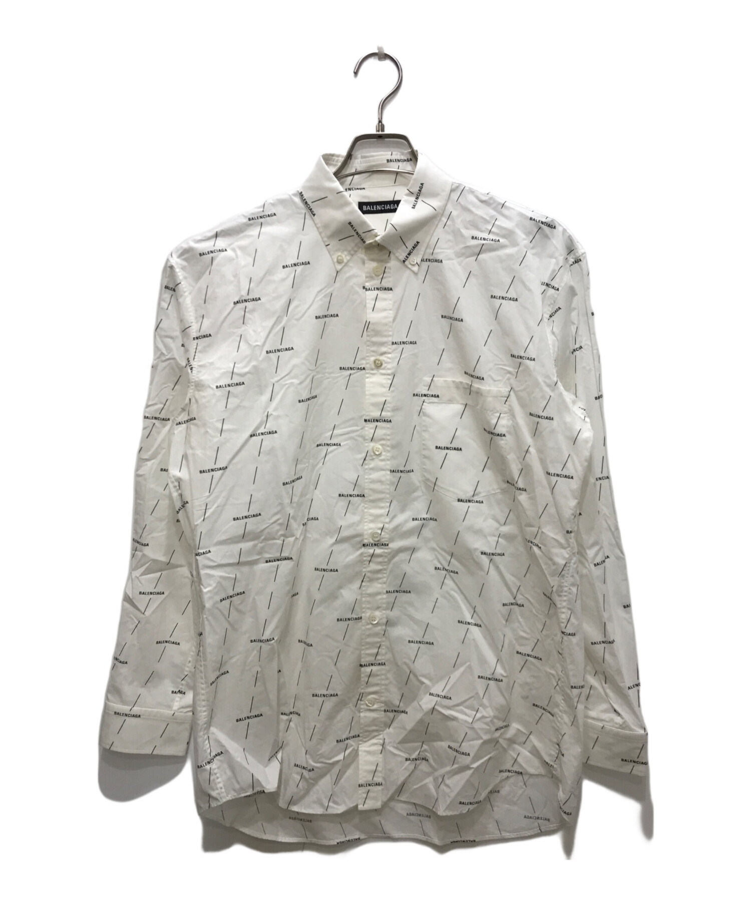中古・古着通販】BALENCIAGA (バレンシアガ) ALL OVER LOGO SHIRT