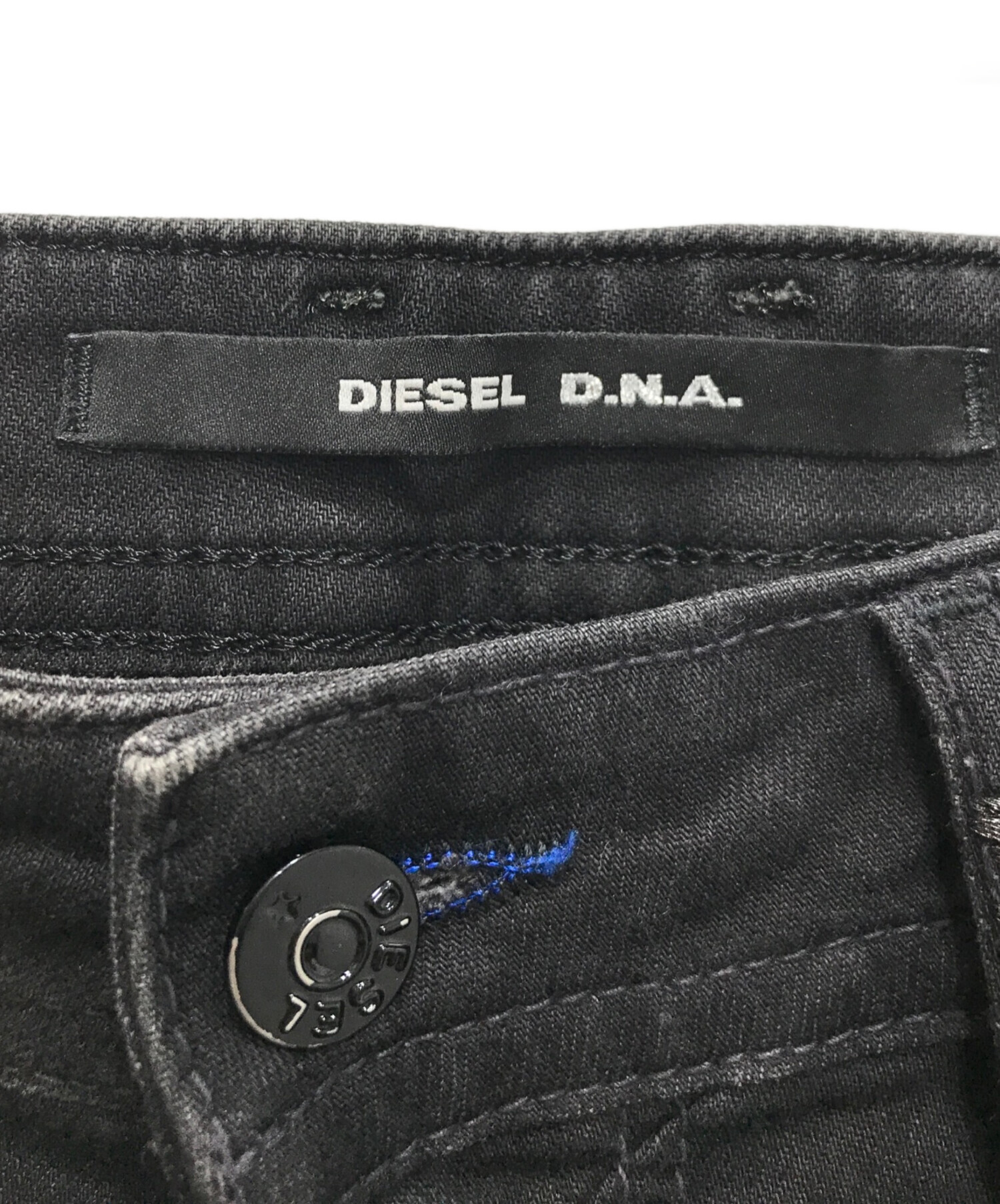 中古・古着通販】DIESEL (ディーゼル) クラッシュ加工デニムパンツ 