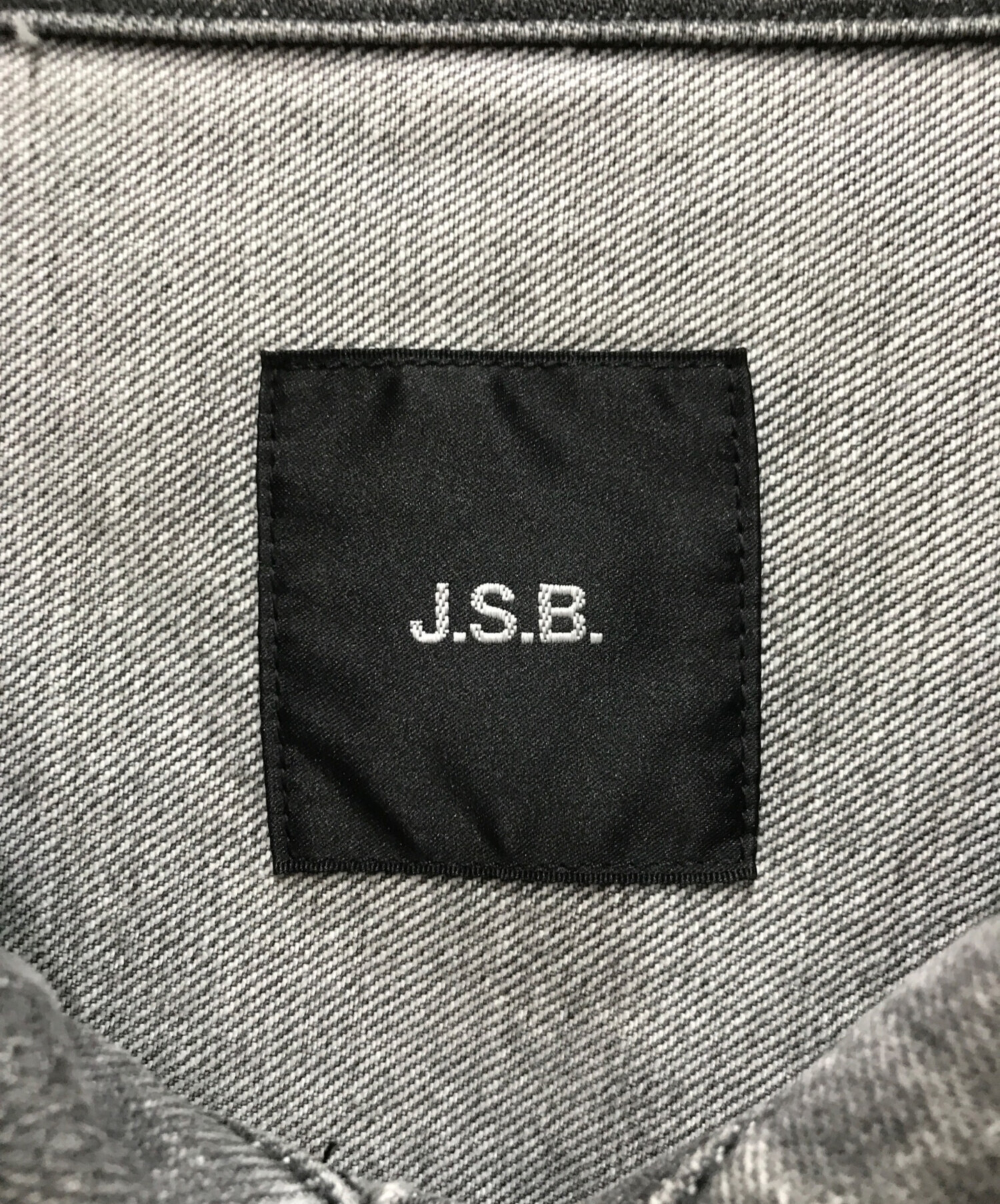 中古・古着通販】JSB (ジェイエスビー) デニムジャケット ブラック 