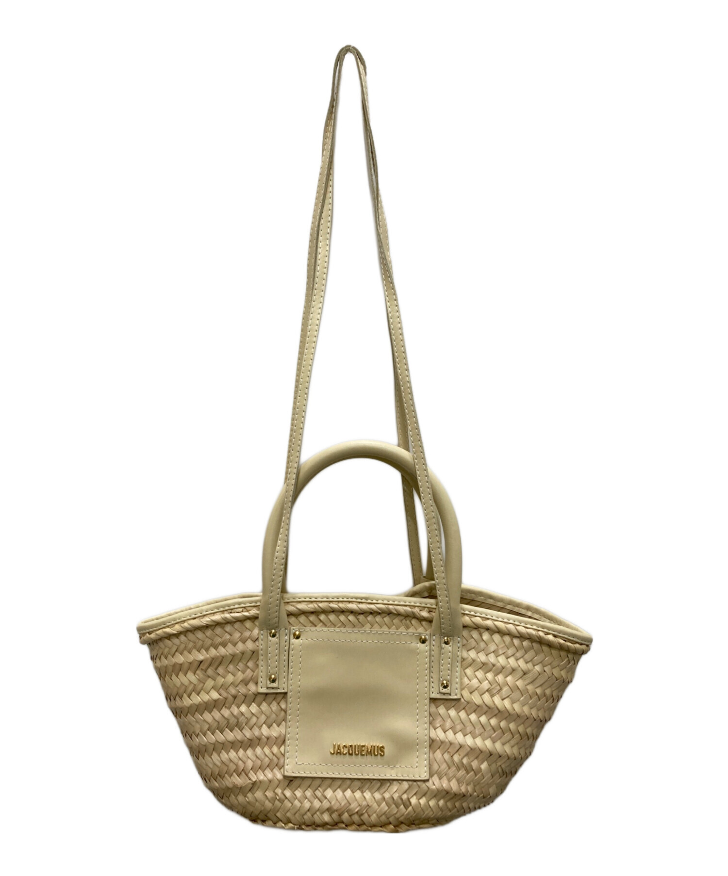 中古・古着通販】JACQUEMUS (ジャックムス) カゴバッグ アイボリー 