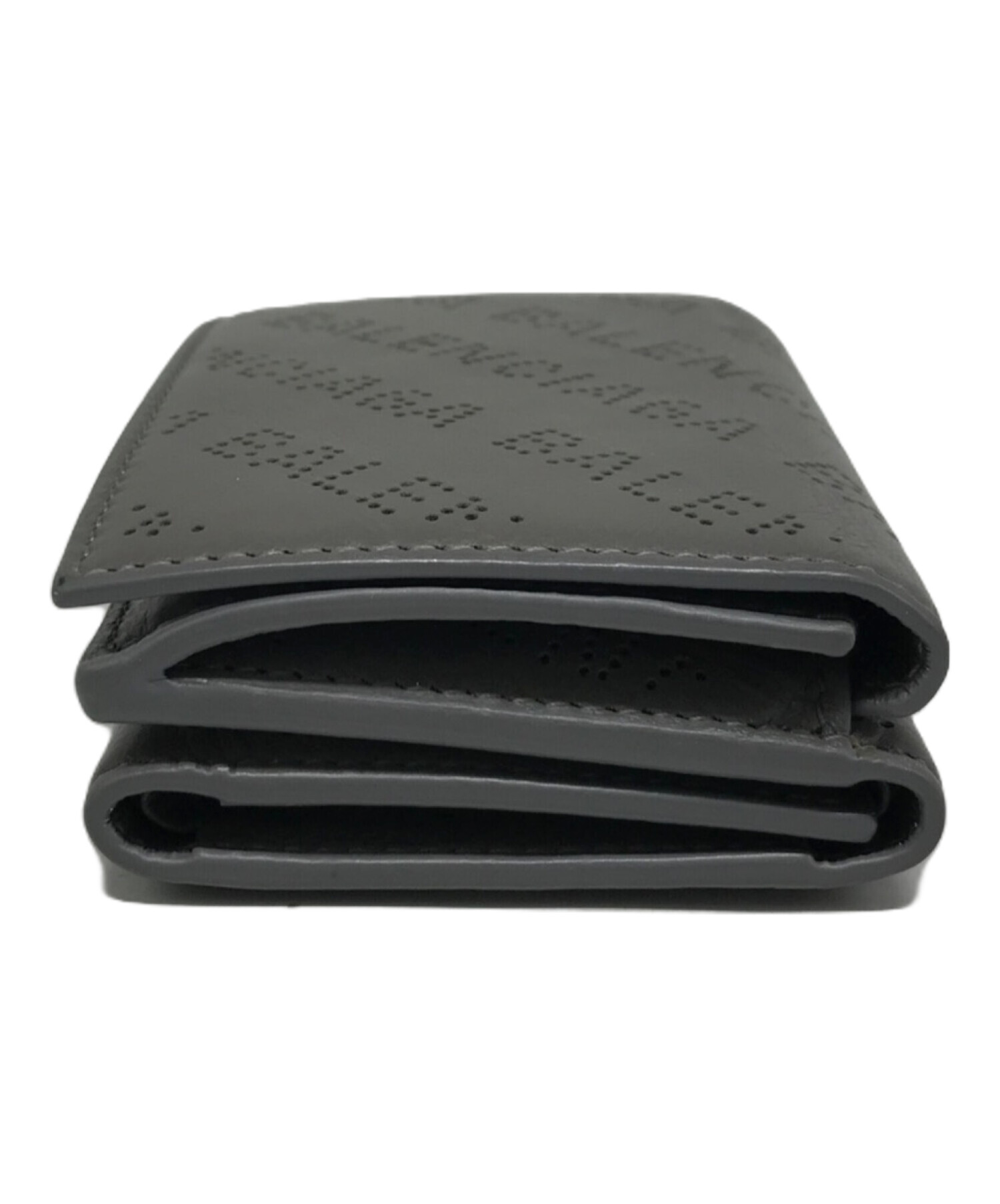 BALENCIAGA グレー　ミニウォレット BALENCIAGA バレンシアガ 財布 三つ折り ミニ財布 グレー 灰色