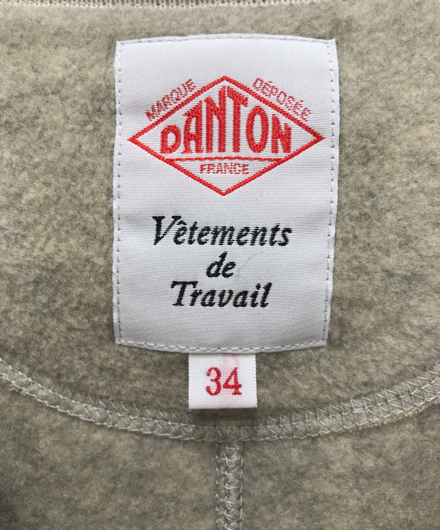 中古・古着通販】DANTON (ダントン) フリースカラーレスコート