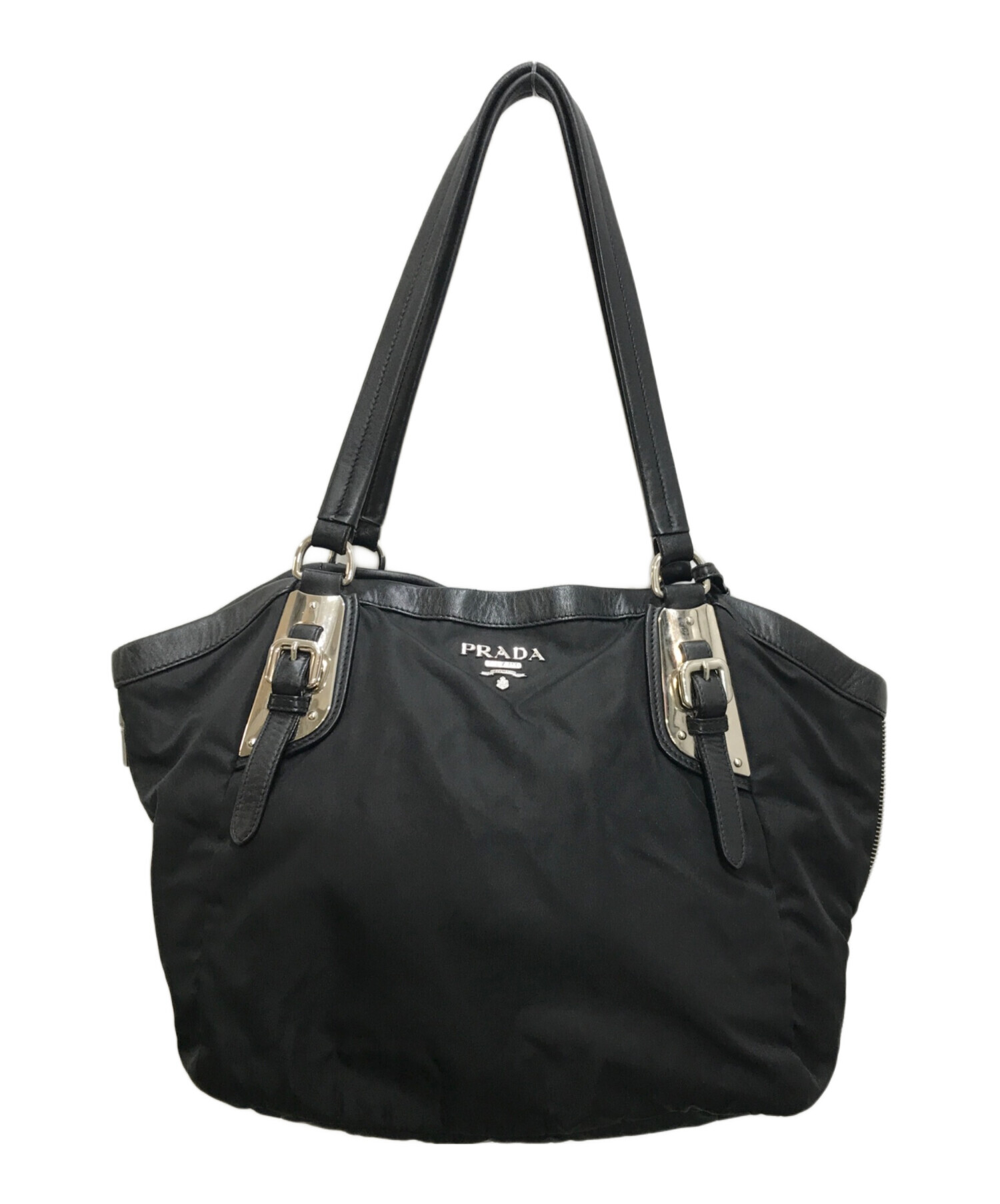 中古・古着通販】PRADA (プラダ) ジップデザインナイロンショルダー