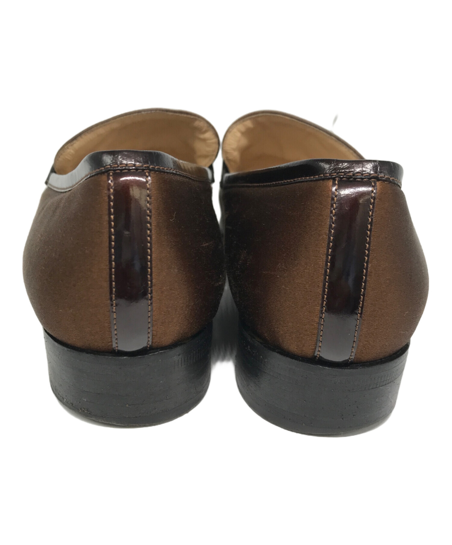 中古・古着通販】GUCCI (グッチ) ホースビットサテンローファー