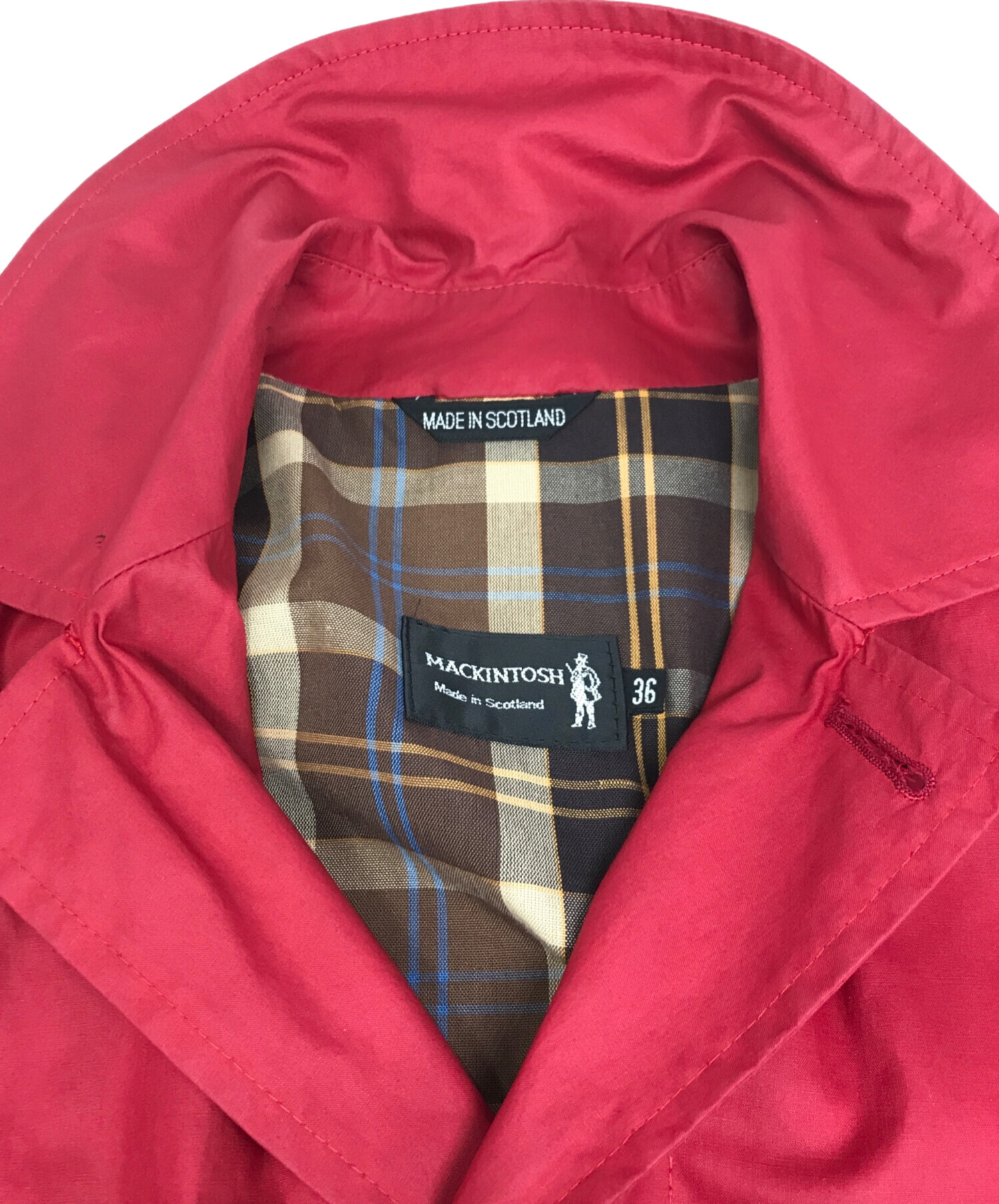 中古・古着通販】MACKINTOSH (マッキントッシュ) ゴム引きステンカラー