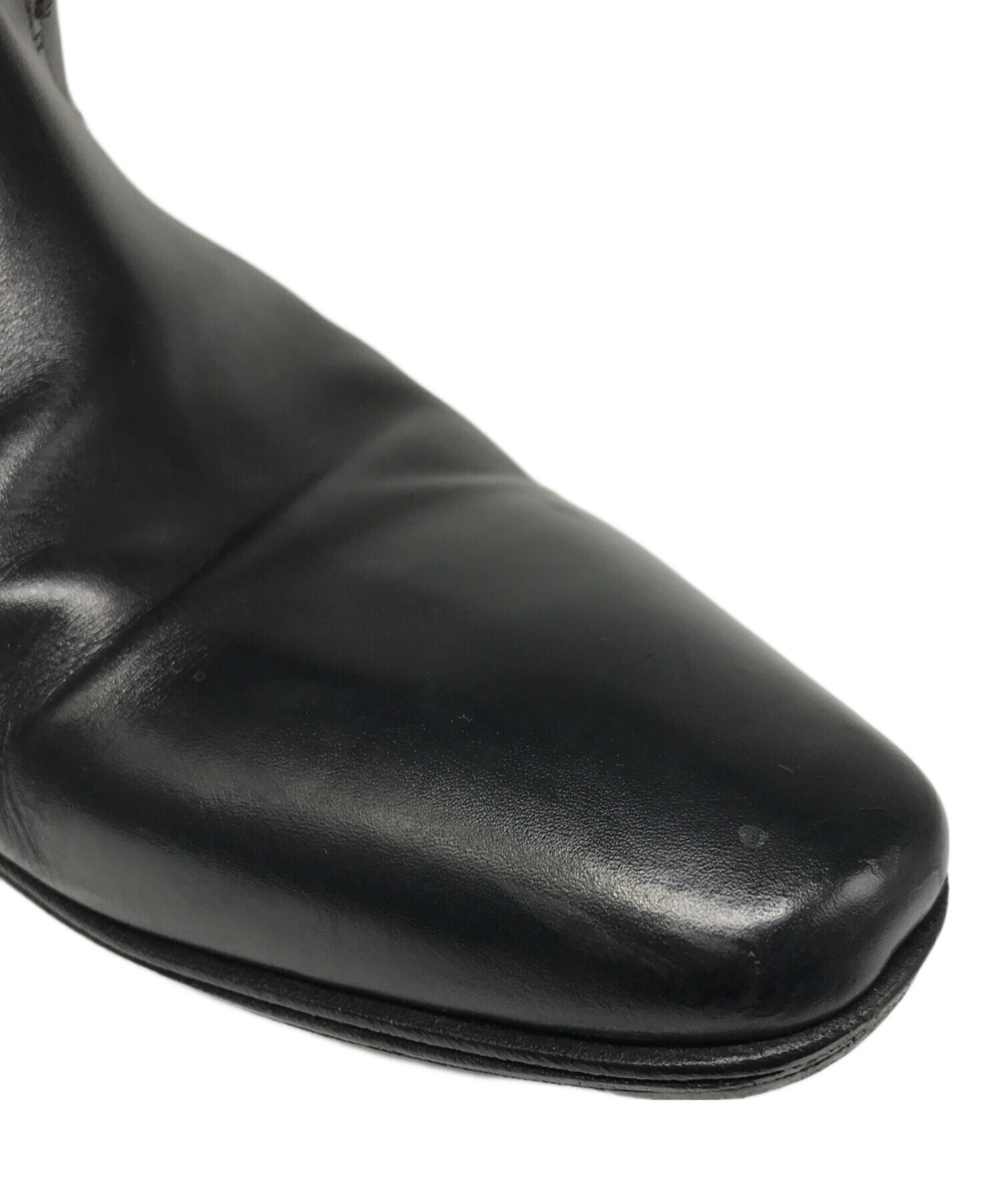 美品 Christian Dior ブーツ サイドジップ カナージュステッチ 黒 美品 Christian Dior ブーツ サイドジップ カナージュステッチ 黒