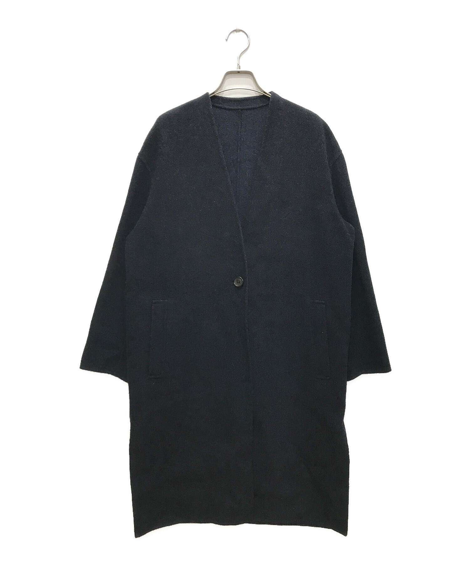 中古・古着通販】23区 (ニジュウサンク) ウールリバーツイルノーカラー 