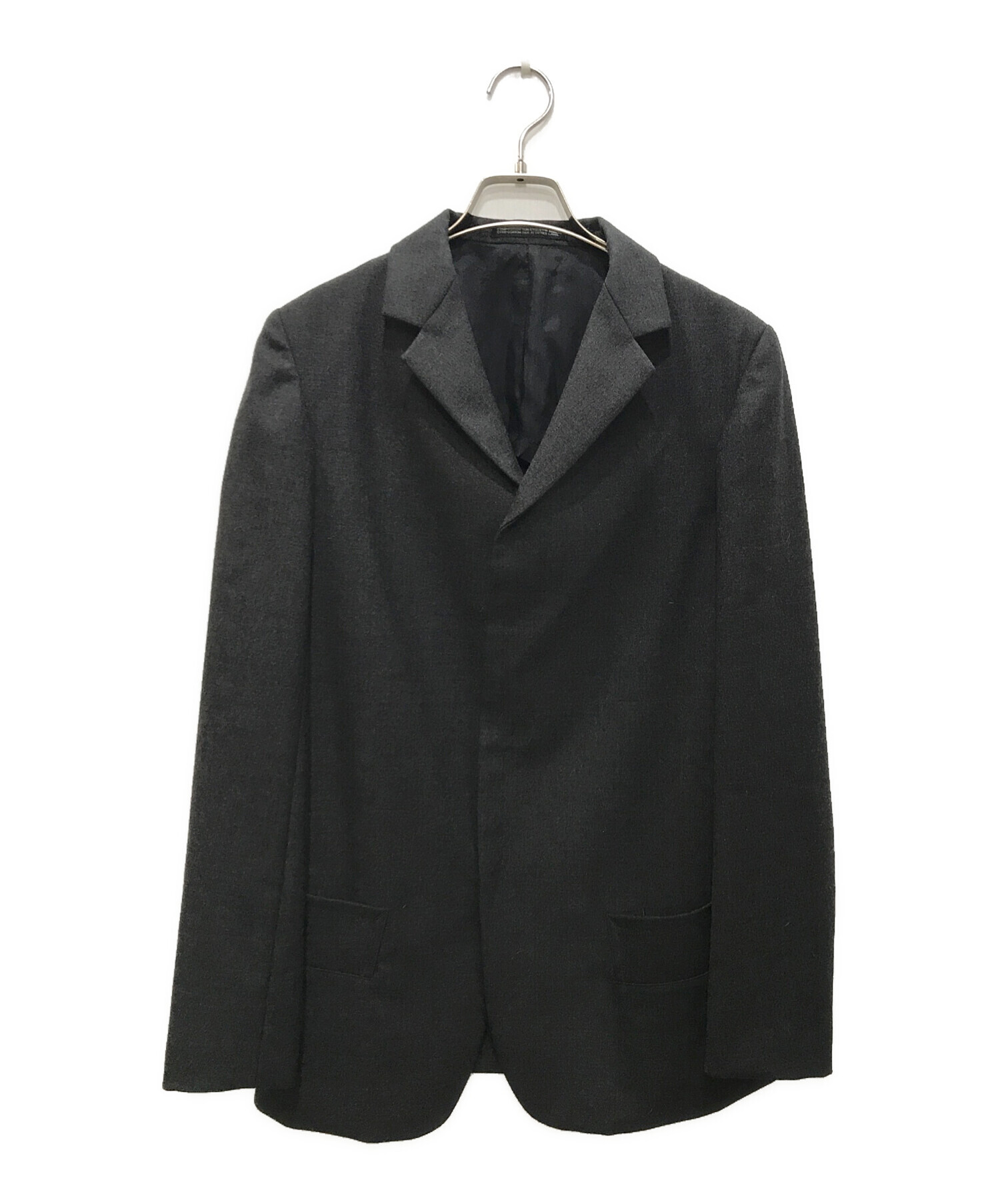 中古・古着通販】Y's (ワイズ) スナップボタンウールテーラード