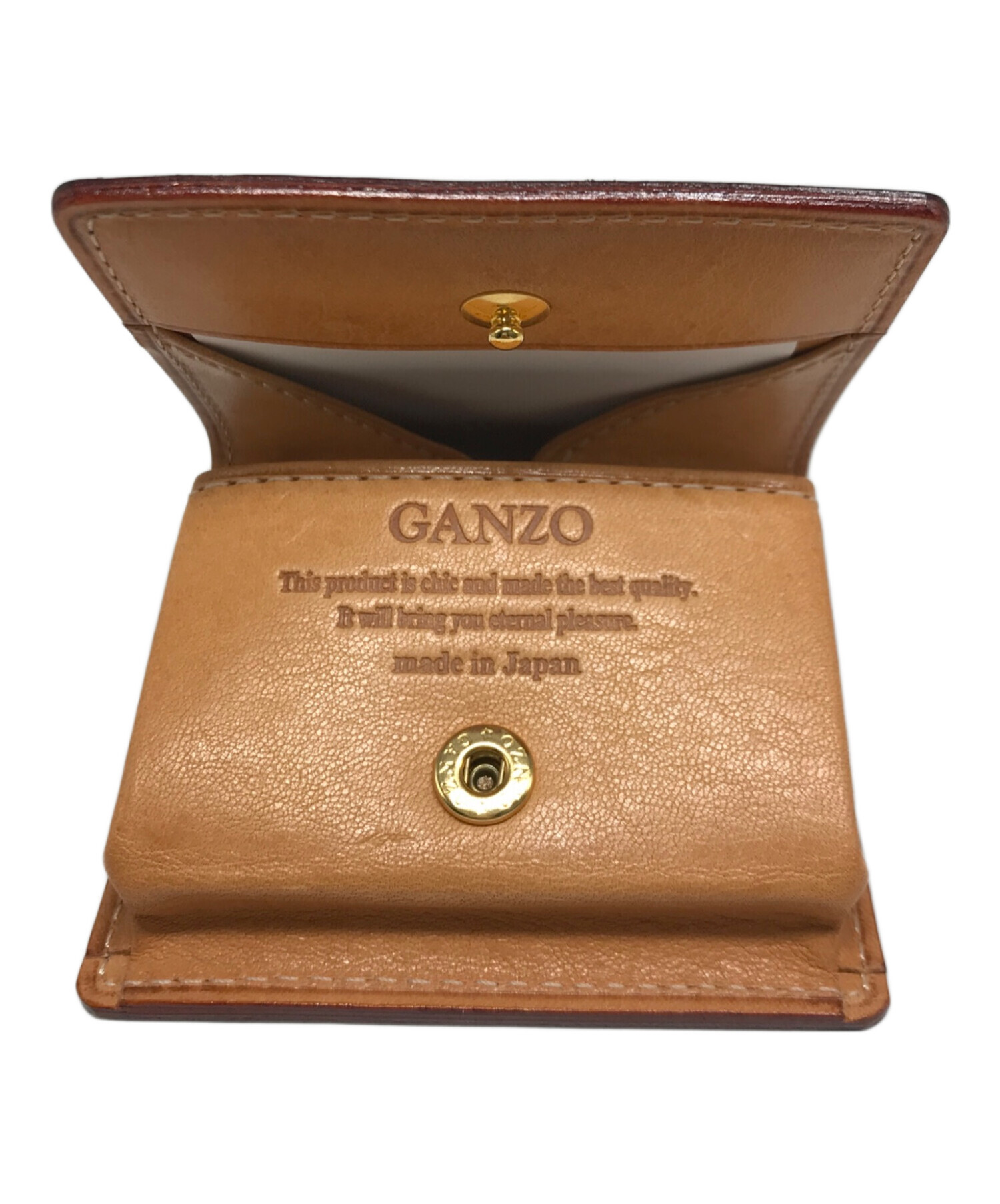 中古・古着通販】GANZO (ガンゾ) THIN BRIDLE BOXコインケース/シン