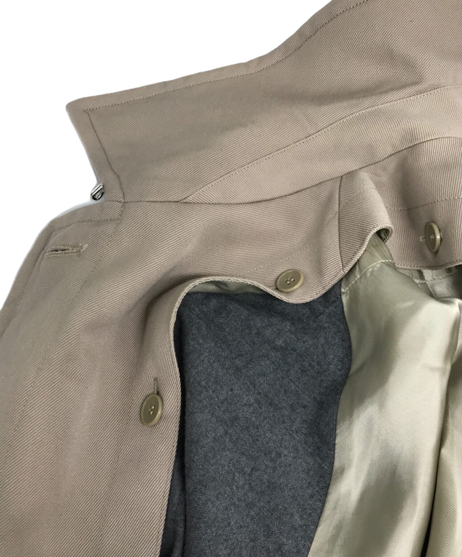 中古・古着通販】SCENTOF (セントオブ) ギャバジンコート ベージュ  