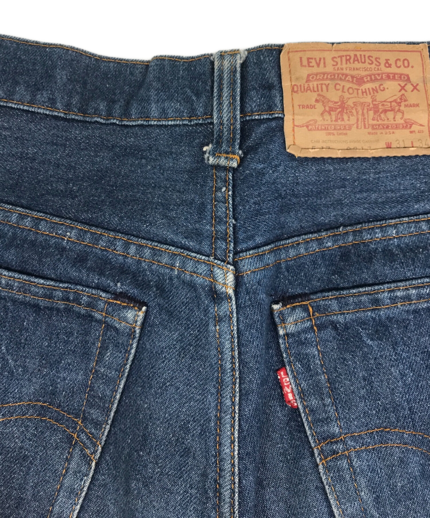 中古・古着通販】LEVI'S (リーバイス) 80`S 517ブーツカットデニム