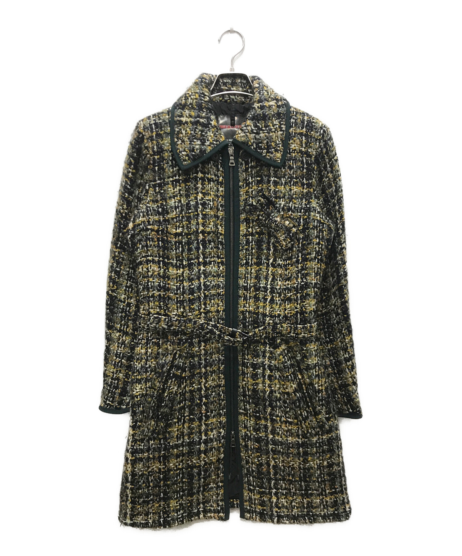 ロングコート PRADA ツイードコート