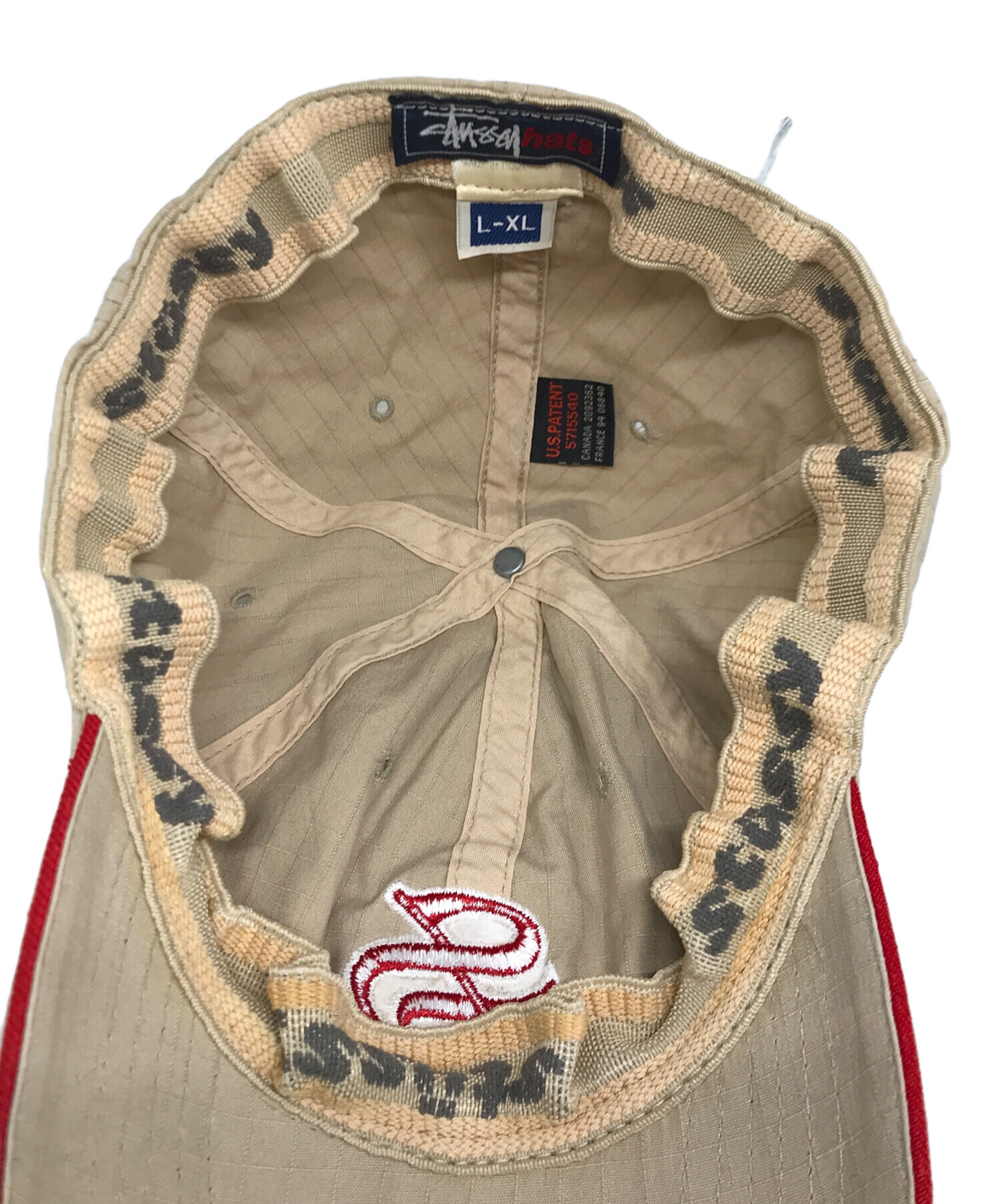 中古・古着通販】stussy (ステューシー) 90-00'sロゴ刺繍キャップ