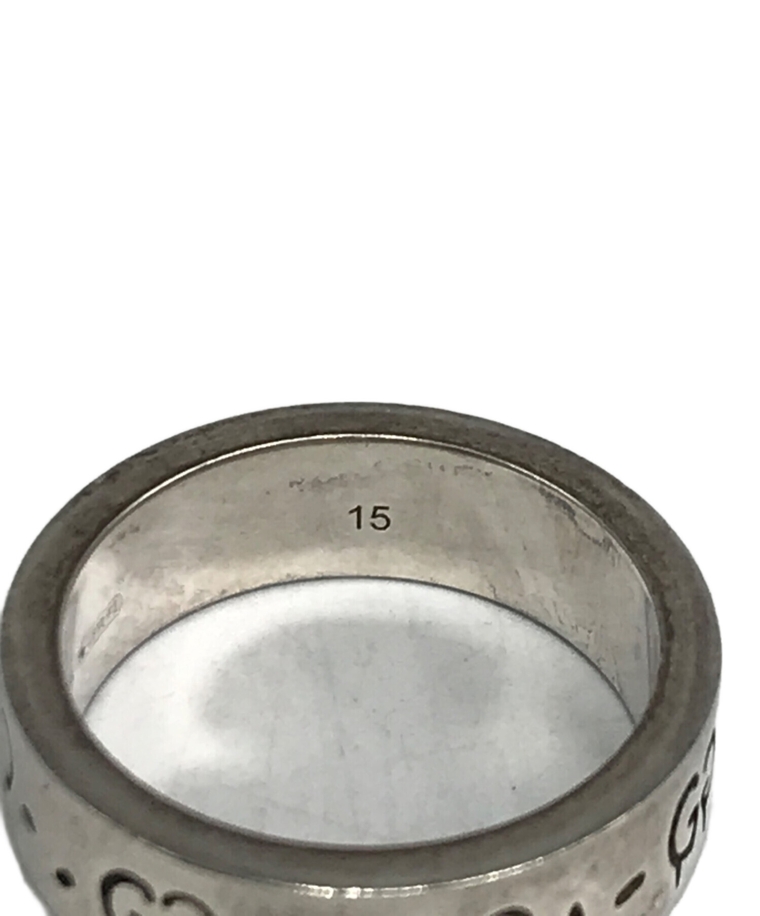 中古・古着通販】GUCCI (グッチ) ゴーストシルバーリング シルバー