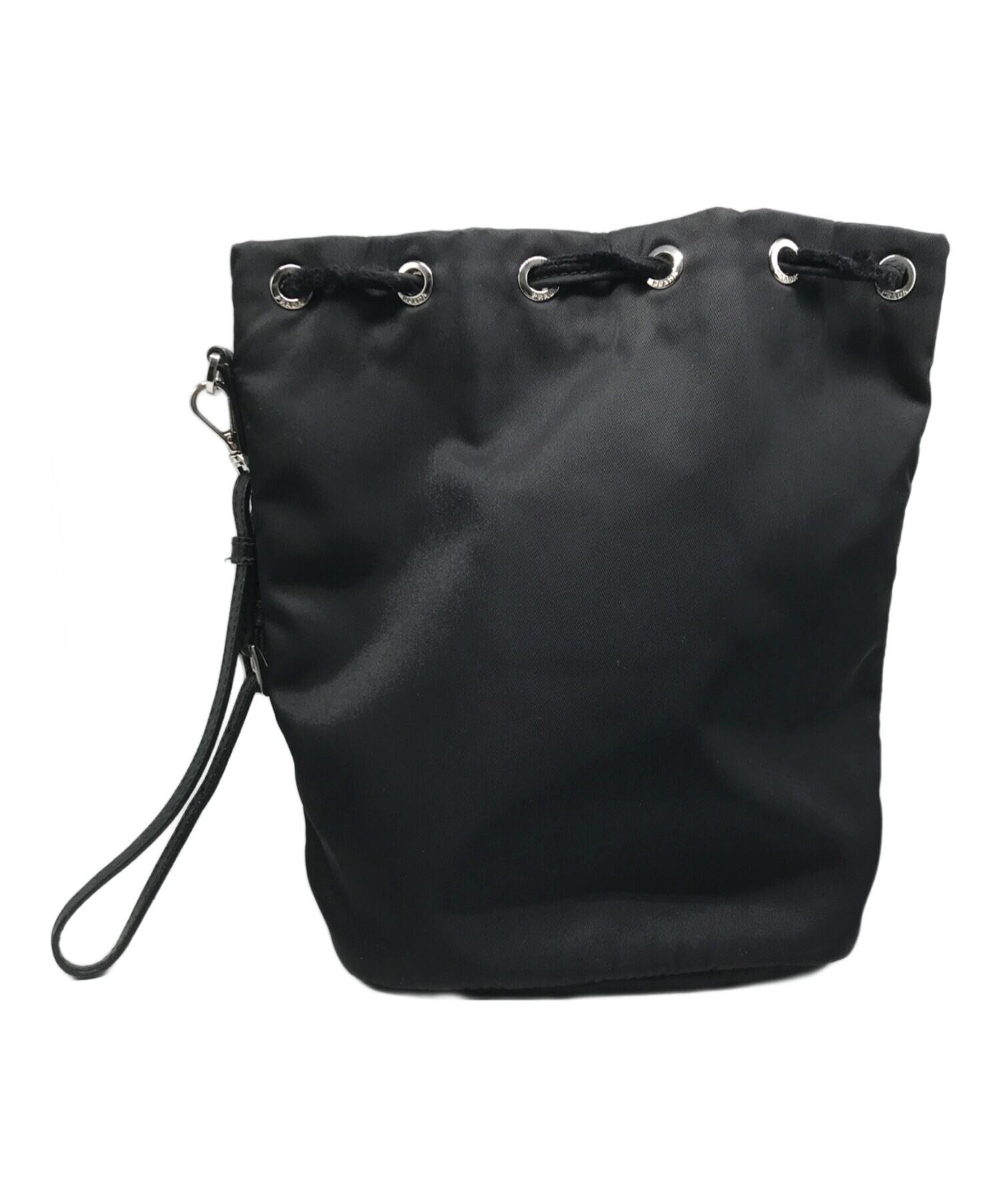 PRADA Re-Nylon ポーチ 巾着 PRADA プラダ Re-Nylon ポーチ 巾着 1NS369 ブラック