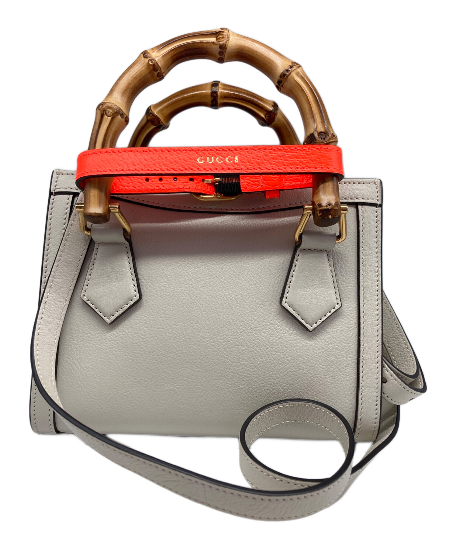 中古・古着通販】GUCCI (グッチ) ダイアナ ミニトートバッグ