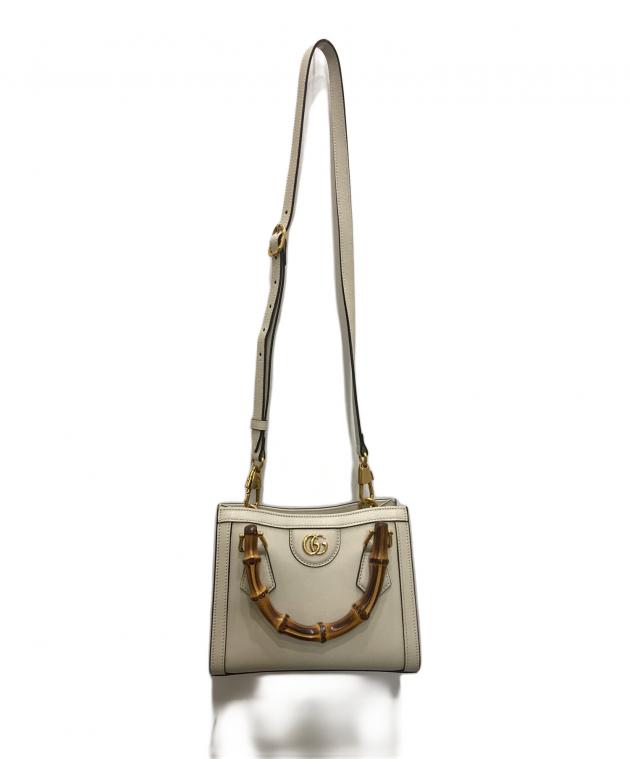 中古・古着通販】GUCCI (グッチ) ダイアナ ミニトートバッグ
