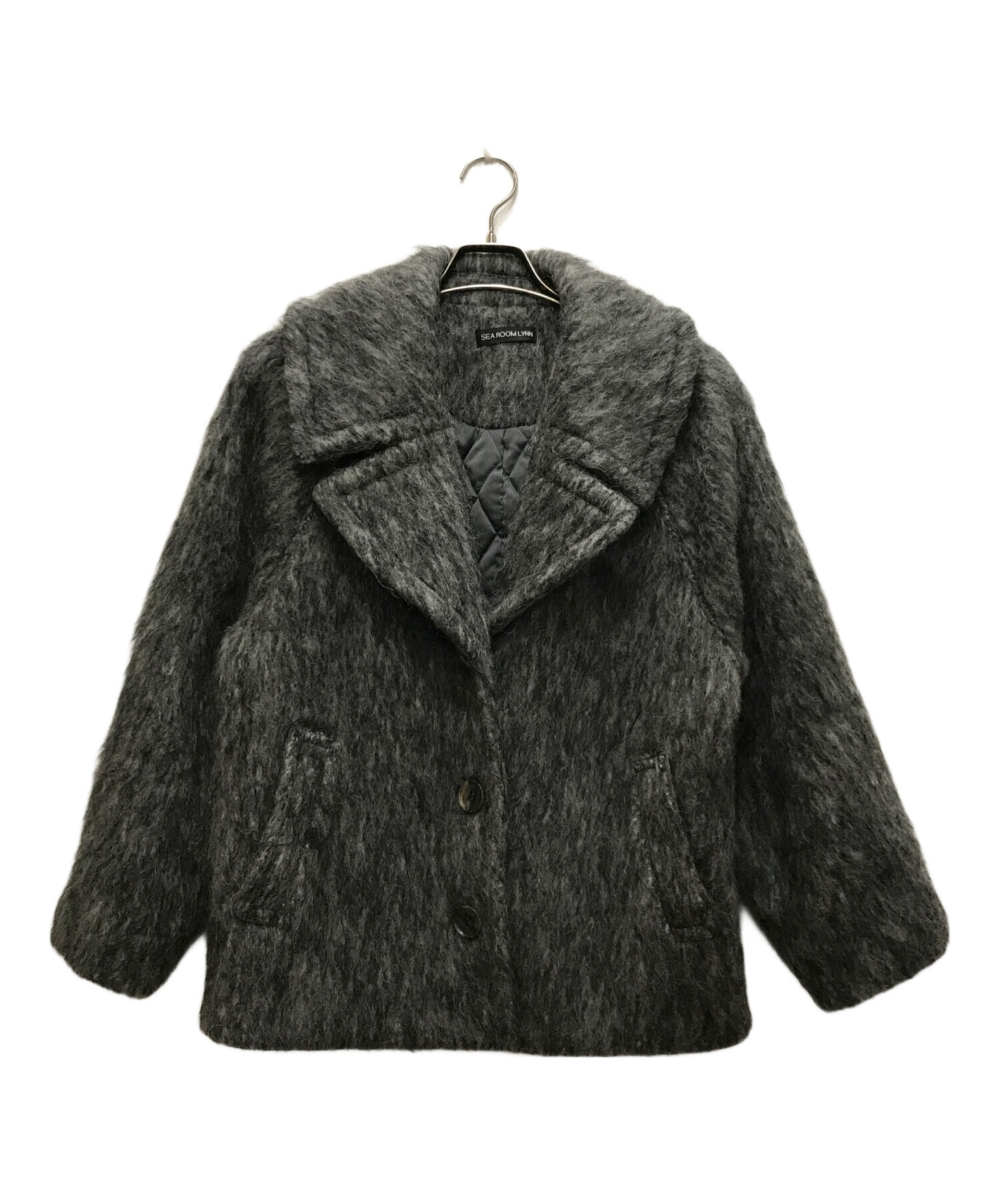 searoomlynn シャギーウールBIGカラーコート 中古・古着通販】Sea Room lynn (シールームリン) シャギーウールBIG