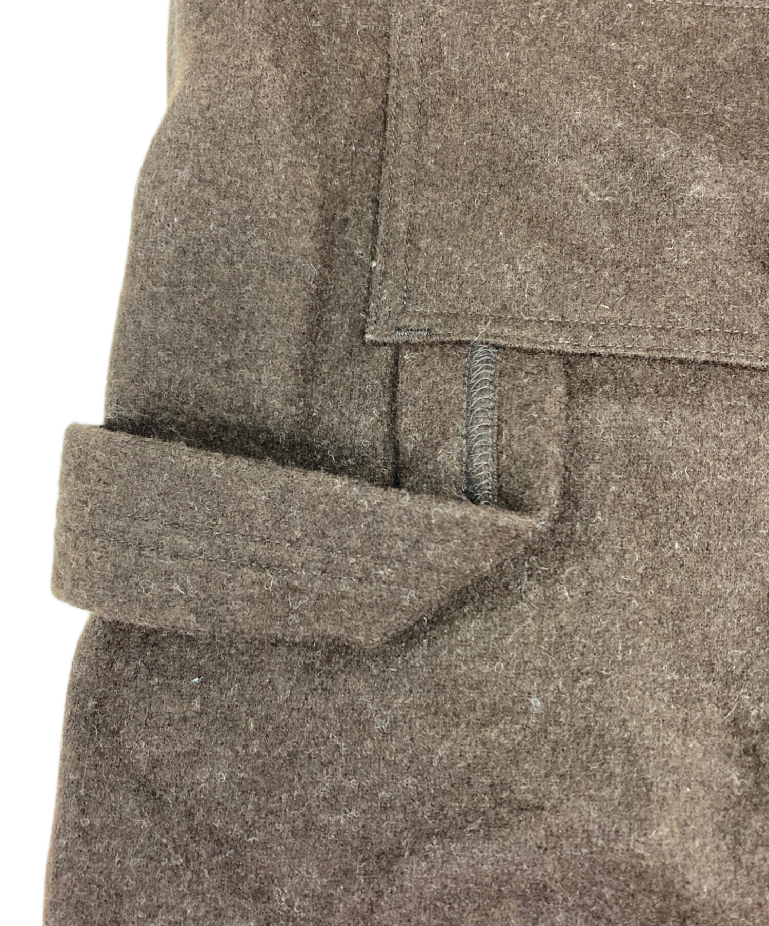 中古・古着通販】Cale (カル) ナチュラルウールフェルトパンツ