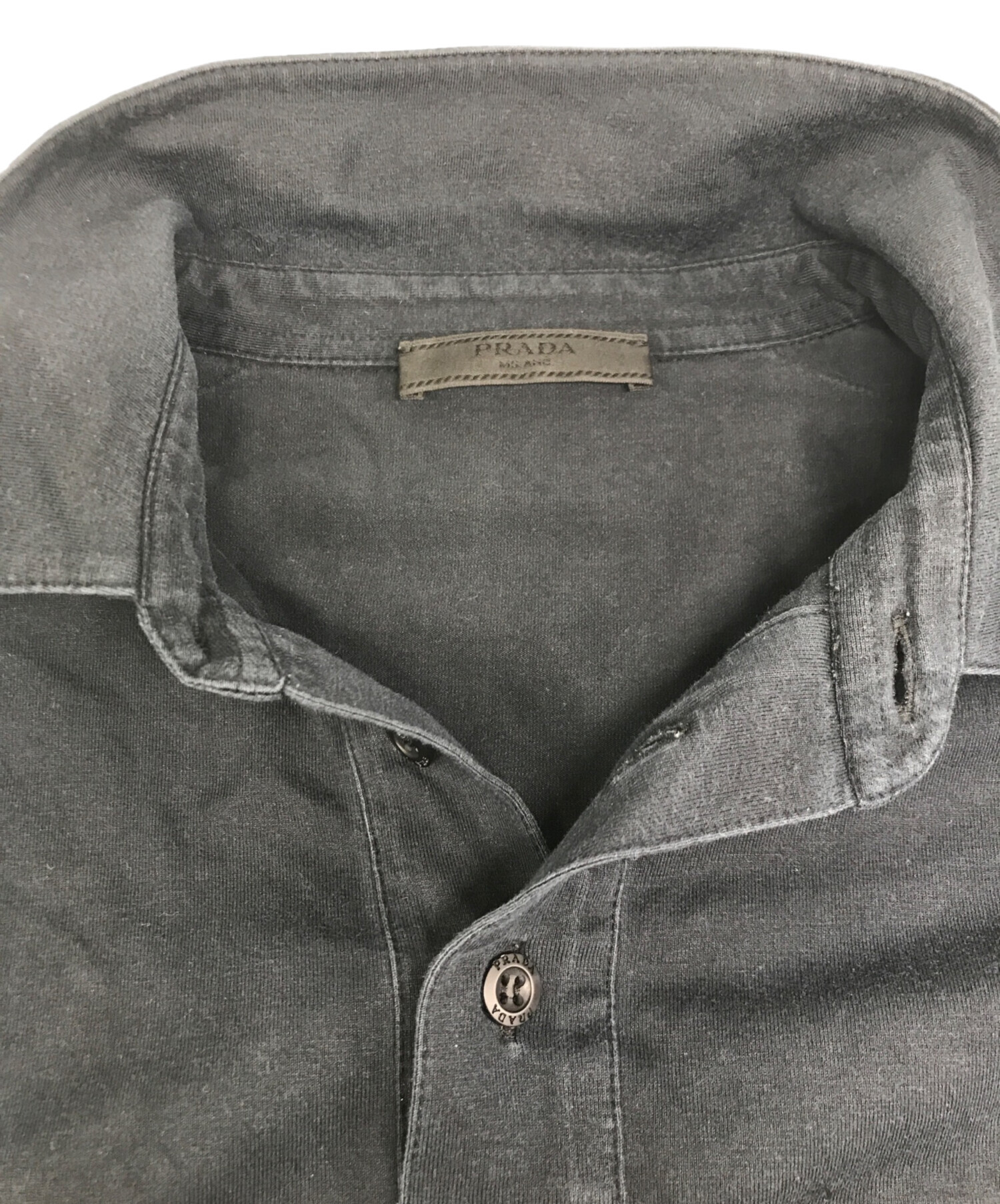 中古・古着通販】PRADA SPORTS (プラダスポーツ) 長袖ポロシャツ