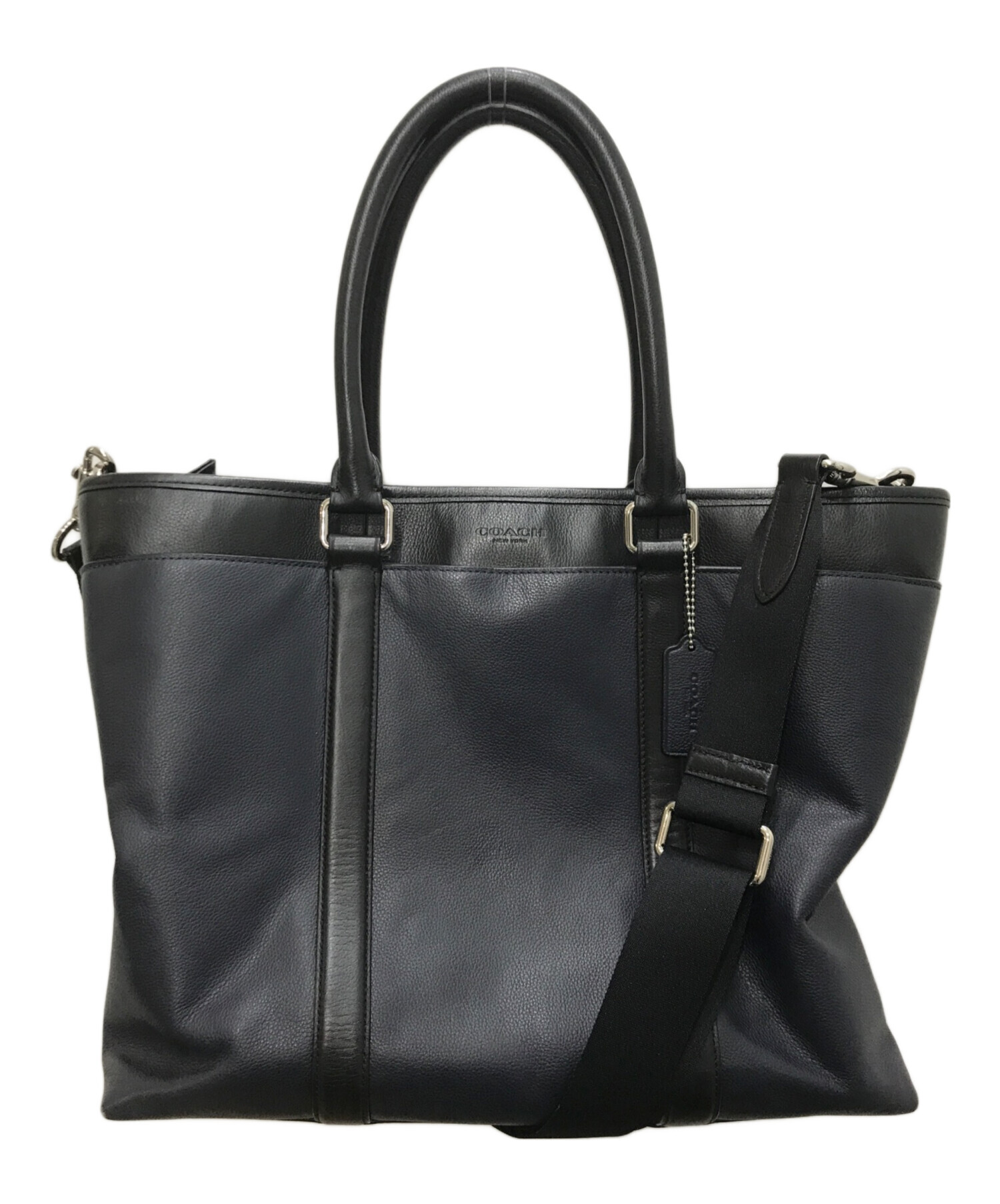 コーチ COACH メトロポリタン トートバッグ F57773 2way 中古・古着通販】COACH (コーチ) 2WAYメトロポリタントートバッグ