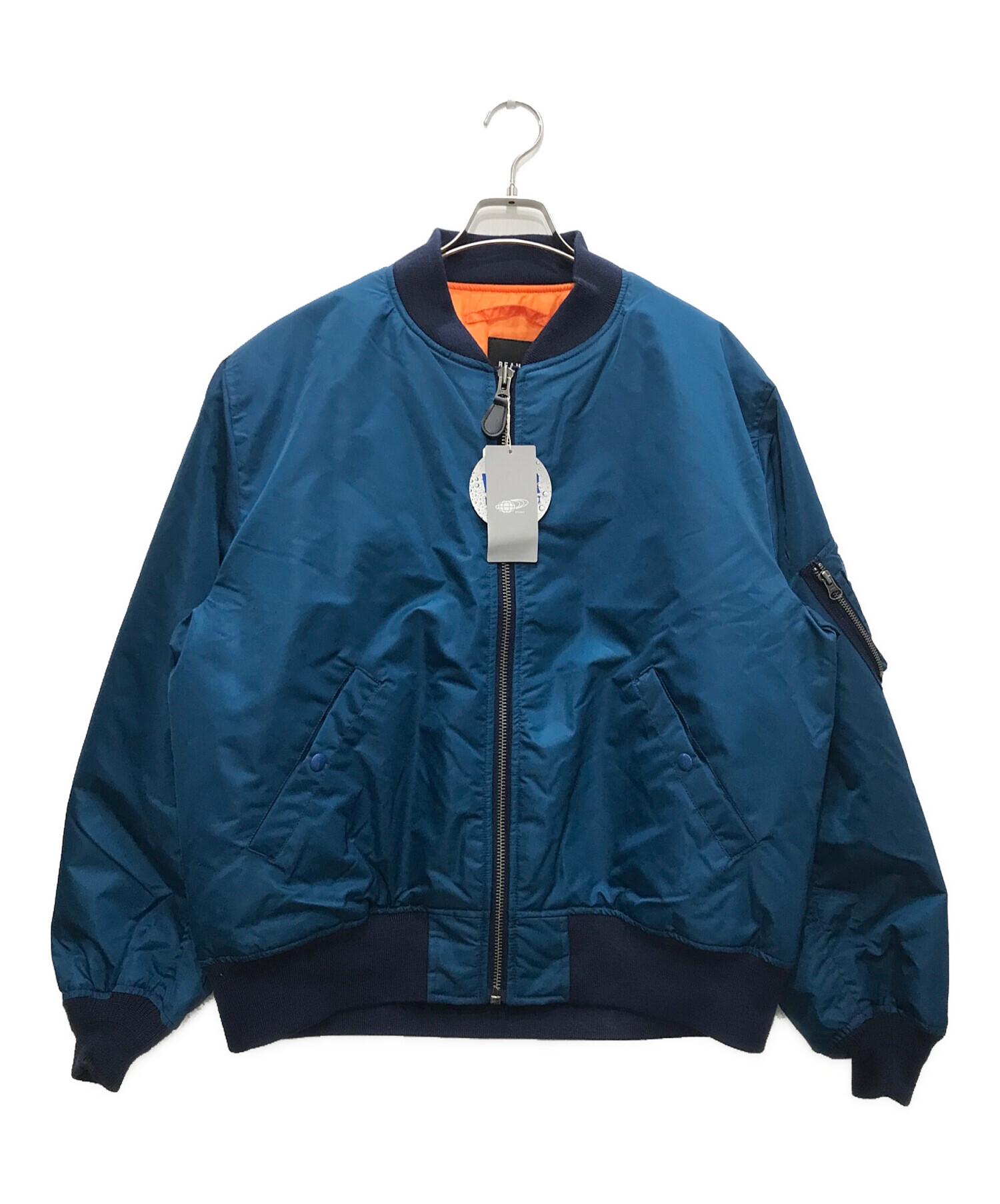 中古・古着通販】BEAMS (ビームス) MA-1 フライトジャケット ネイビー