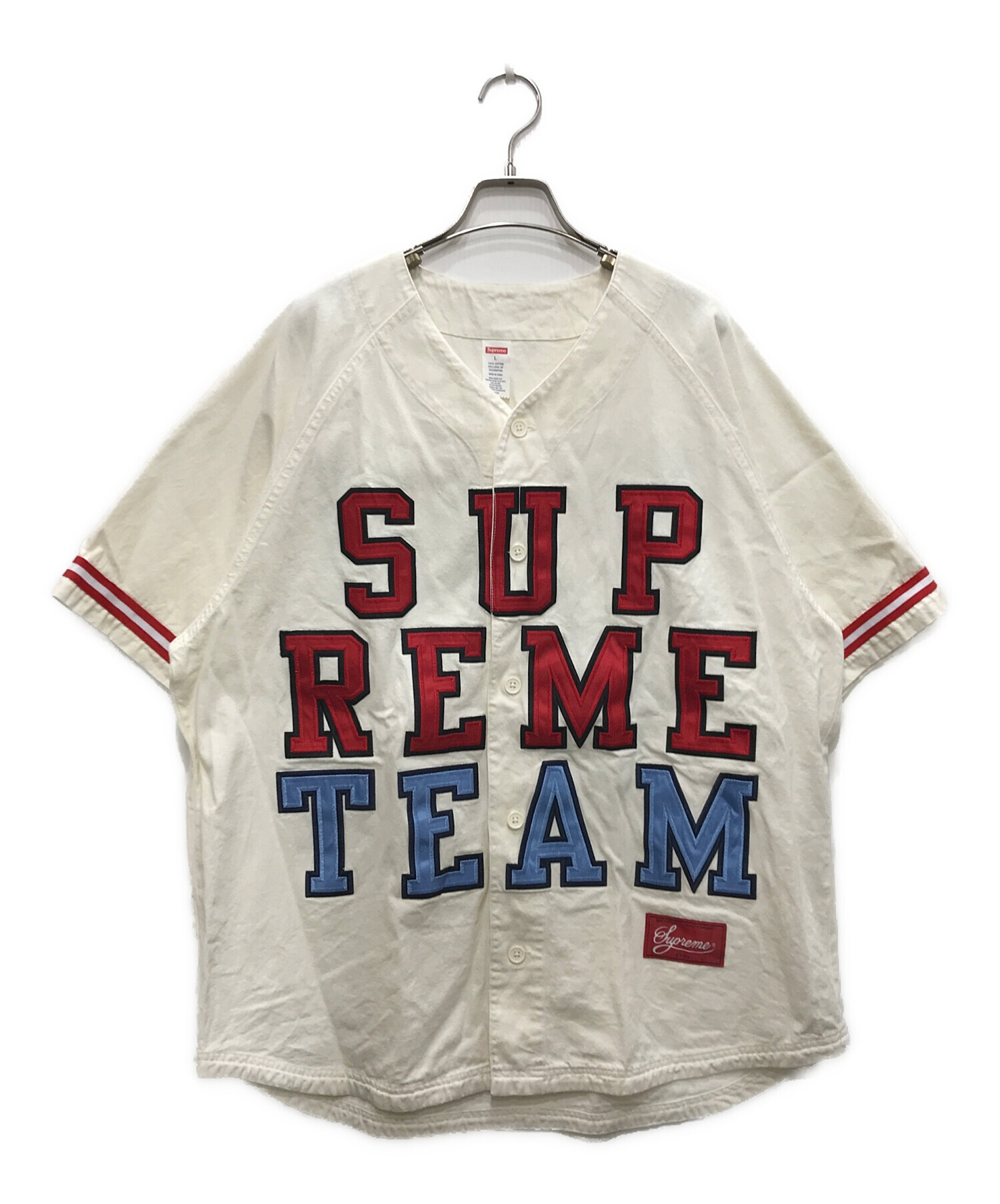 supreme Denim Baseball Jersey デニム ベースボール Denim Baseball Jersey | Supreme 22fw