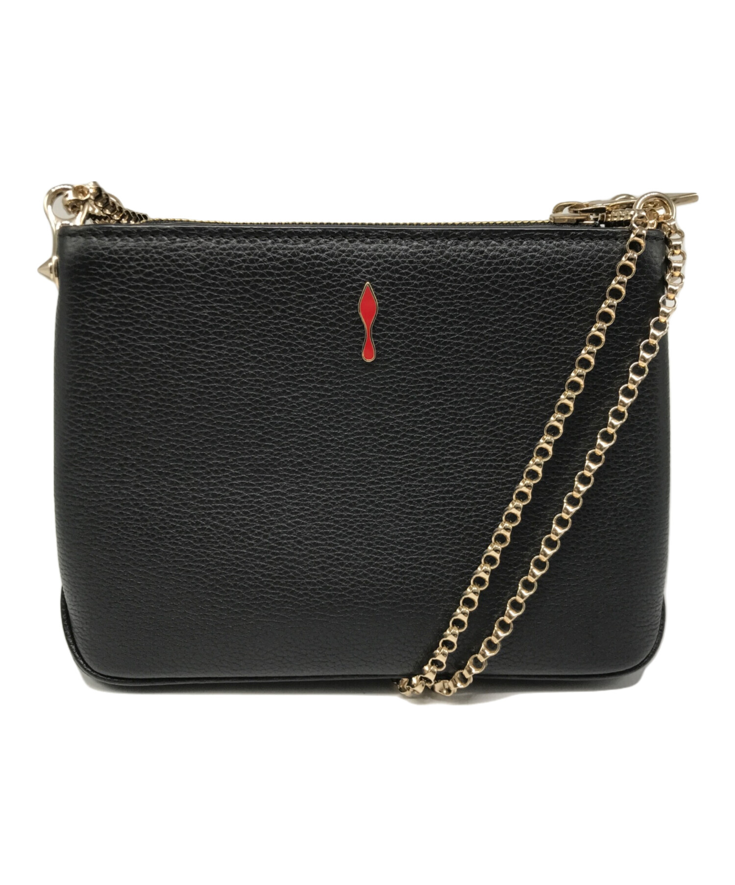 値下げ！クリスチャンルブタン☆スタッズチェーンバッグ☆ Christian Louboutin】クリスチャンルブタン『スタッズ付 チェーン
