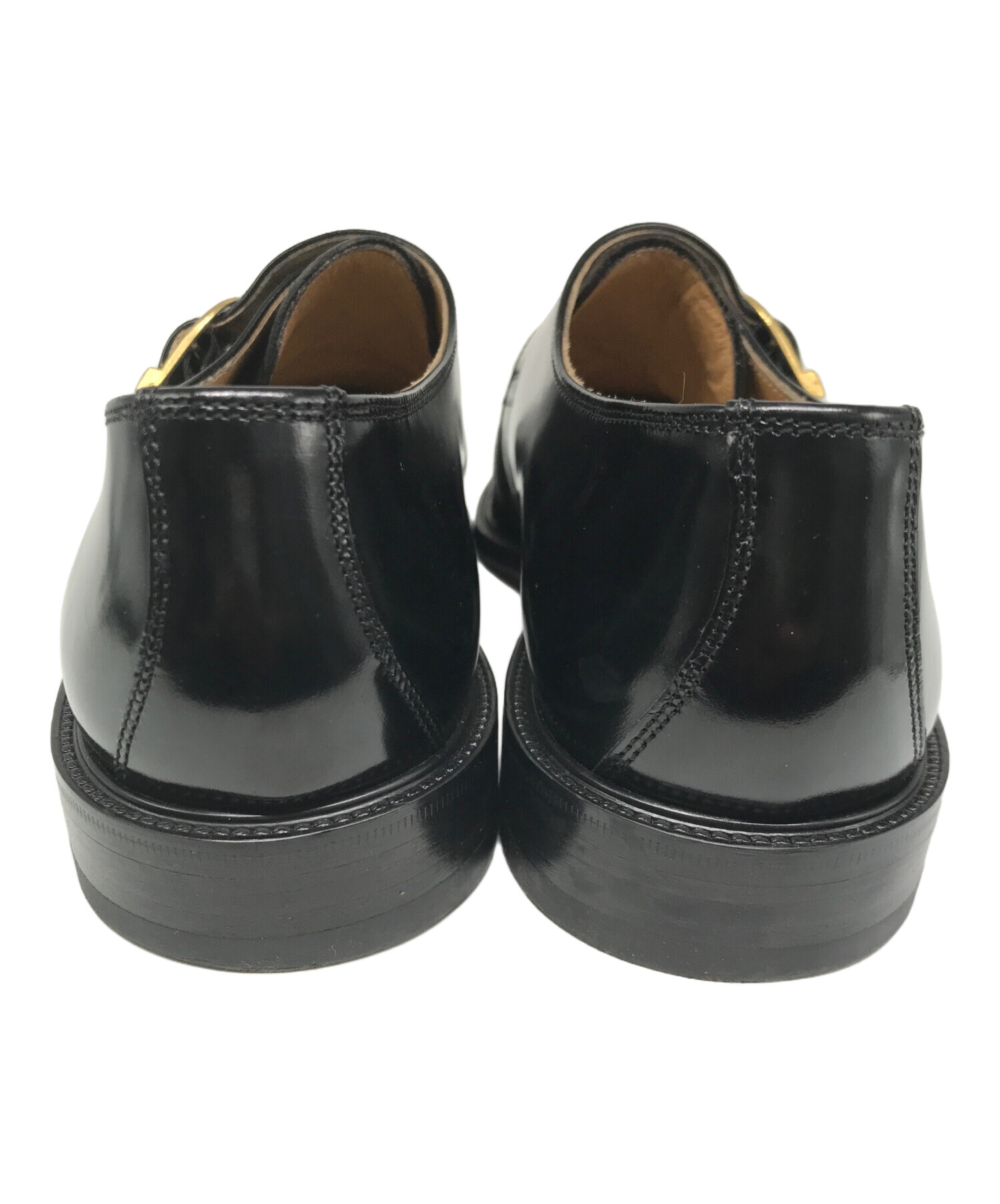 中古・古着通販】BALLY (バリー) モンクストラップシューズ ブラック