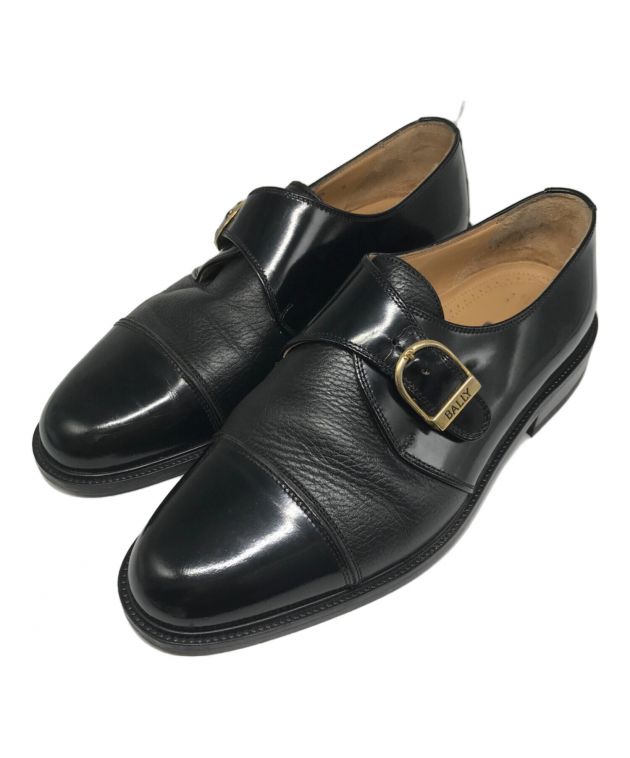 中古・古着通販】BALLY (バリー) モンクストラップシューズ ブラック