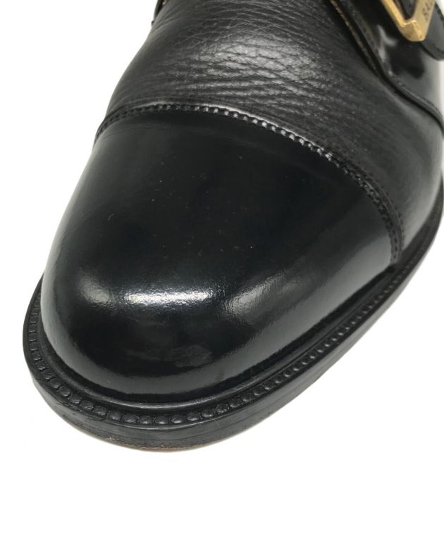 中古・古着通販】BALLY (バリー) モンクストラップシューズ ブラック