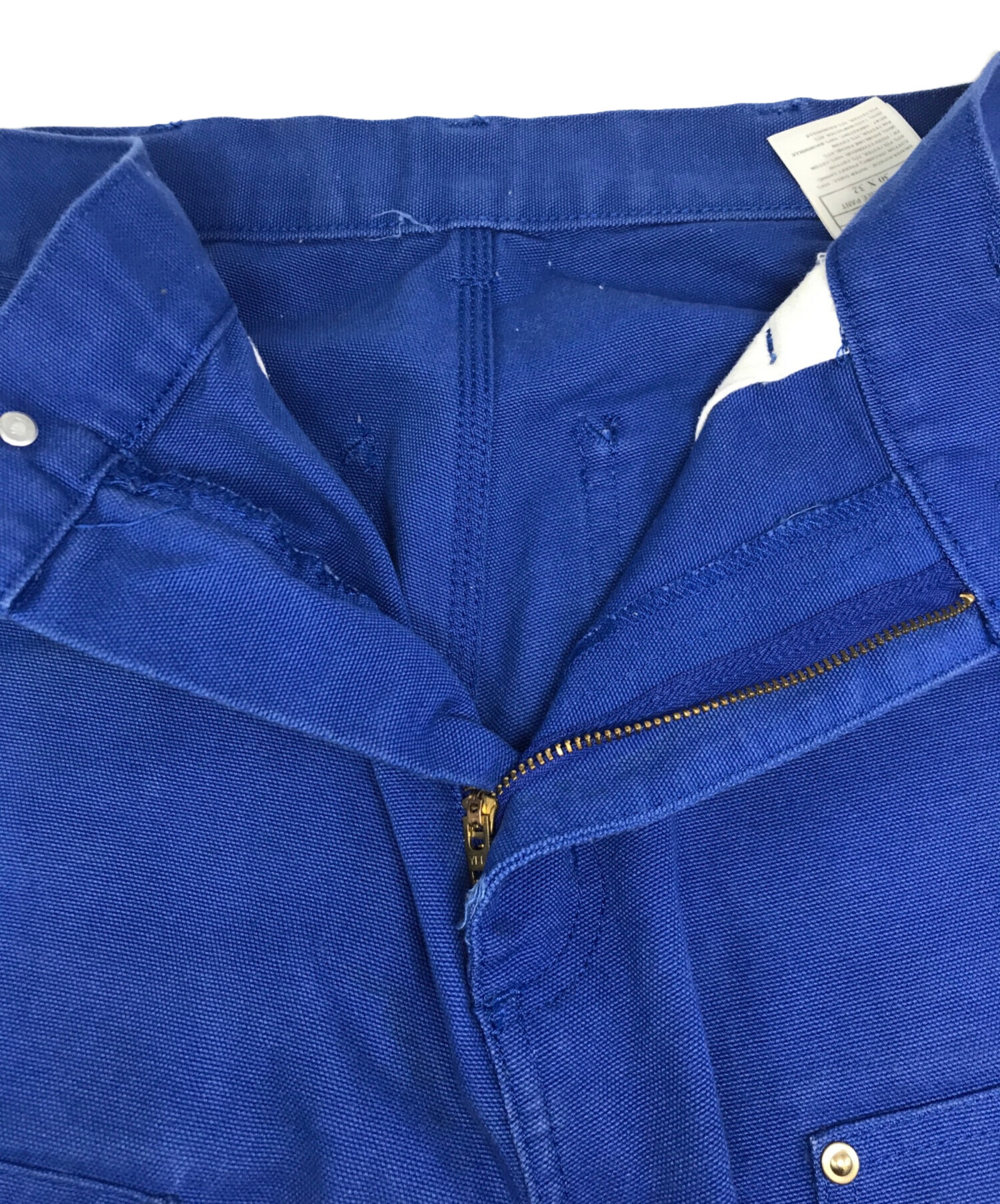 中古・古着通販】CarHartt (カーハート) ダブルニーパンツ ブルー