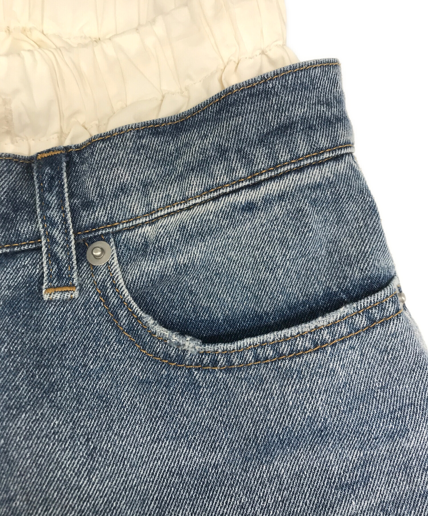 B02420 TODAYFUL Layered Waist Denim 25 TODAYFULトゥデイフル B02420 TODAYFUL Layered Waist Denim 25 TODAYFULトゥデイフル