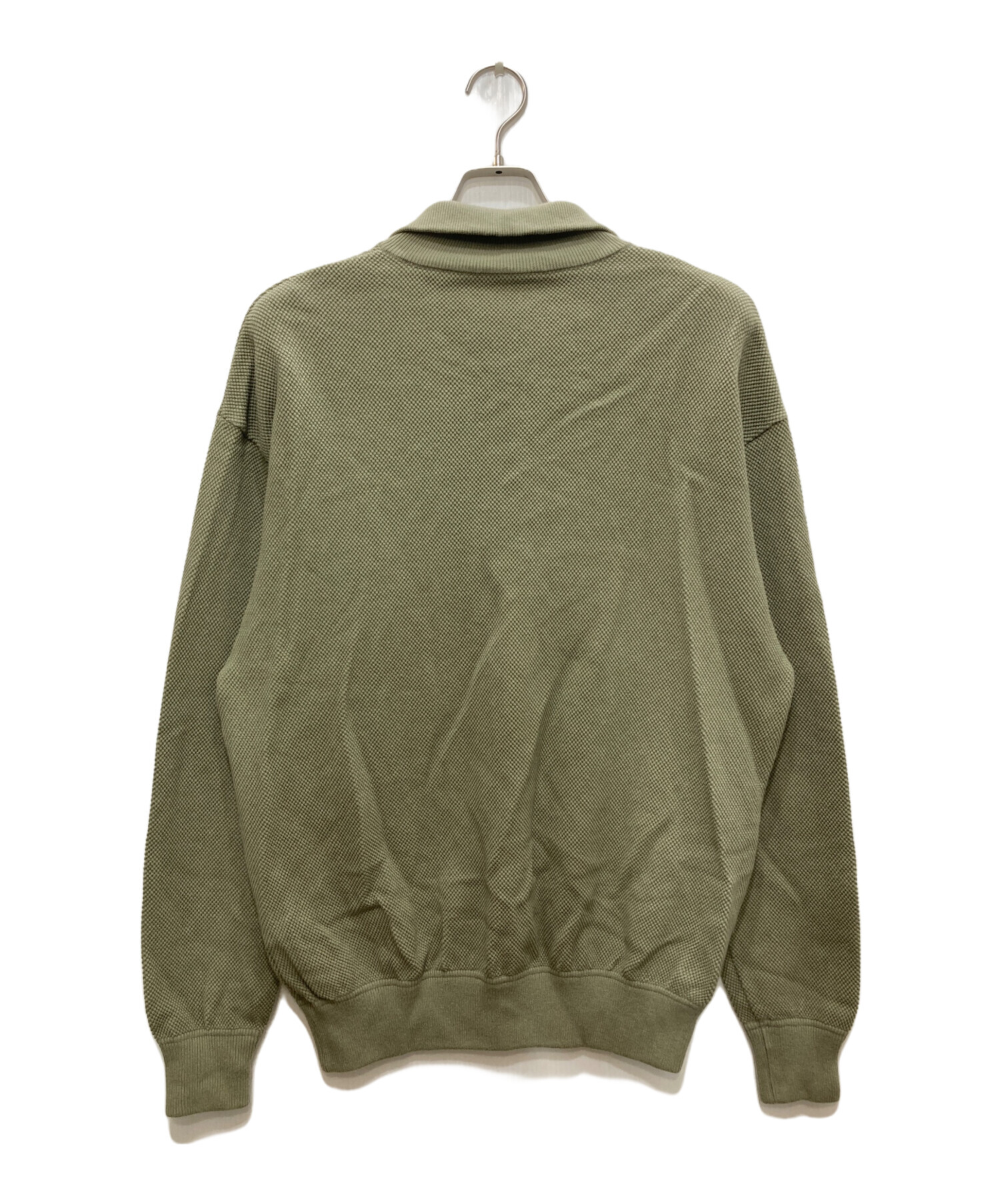 中古・古着通販】crepuscule (クレプスキュール) Moss Stitch Half Zip 