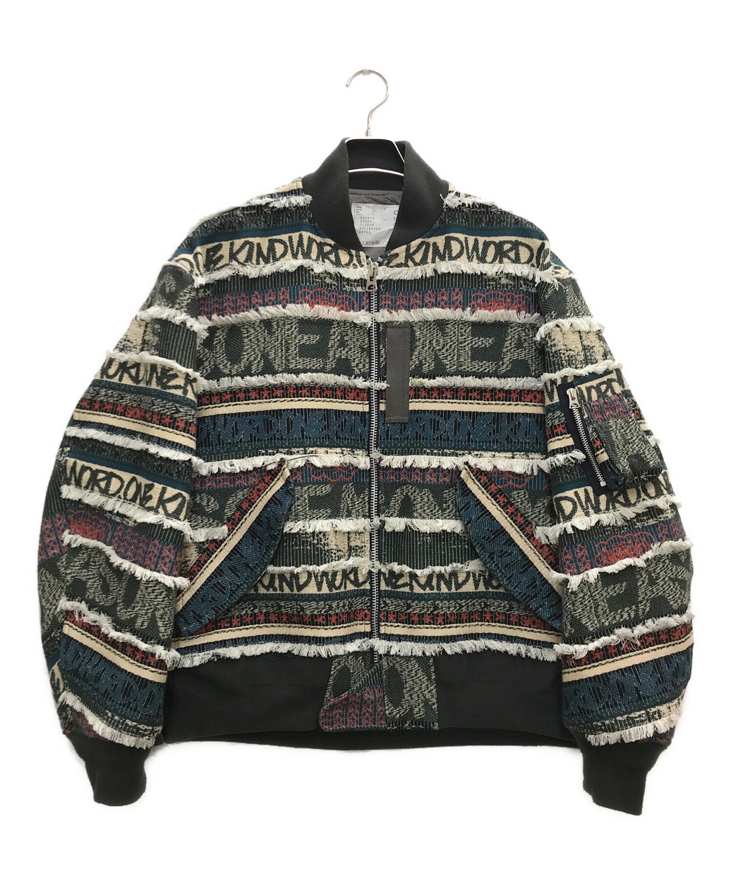中古・古着通販】sacai (サカイ) ジャガードグラフィティデザイン 