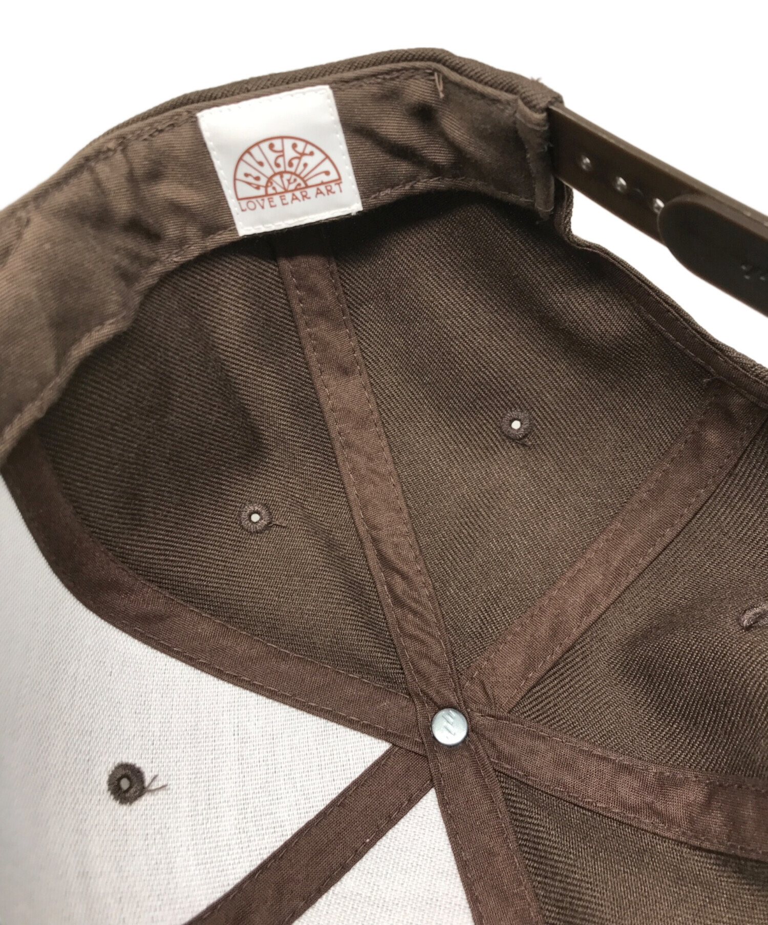 中古・古着通販】love ear art (ラブイヤーアート) キャップ ブラウン