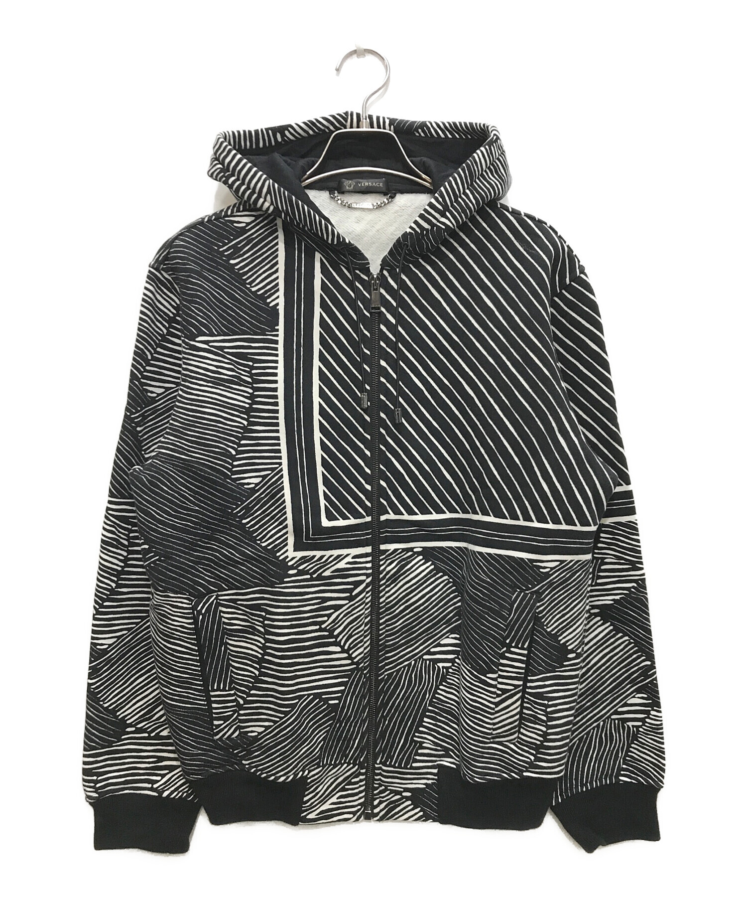 中古・古着通販】VERSACE (ヴェルサーチ) GRAPHIC-SKETCH MEDUSA ZIP