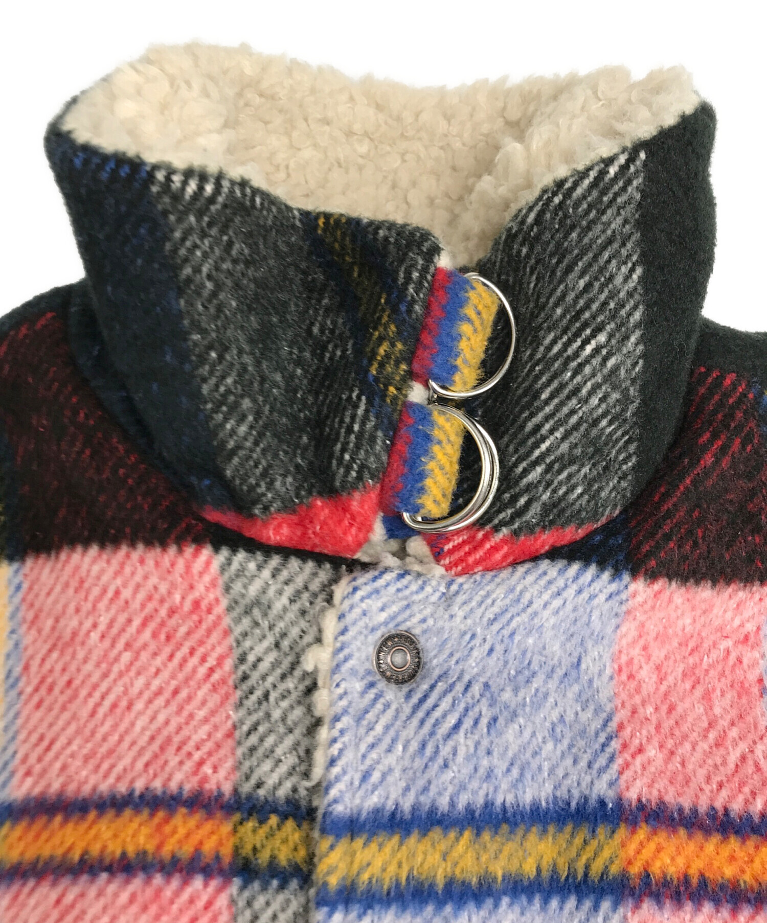 中古・古着通販】SUPREME (シュプリーム) Plaid Shearling Bomber