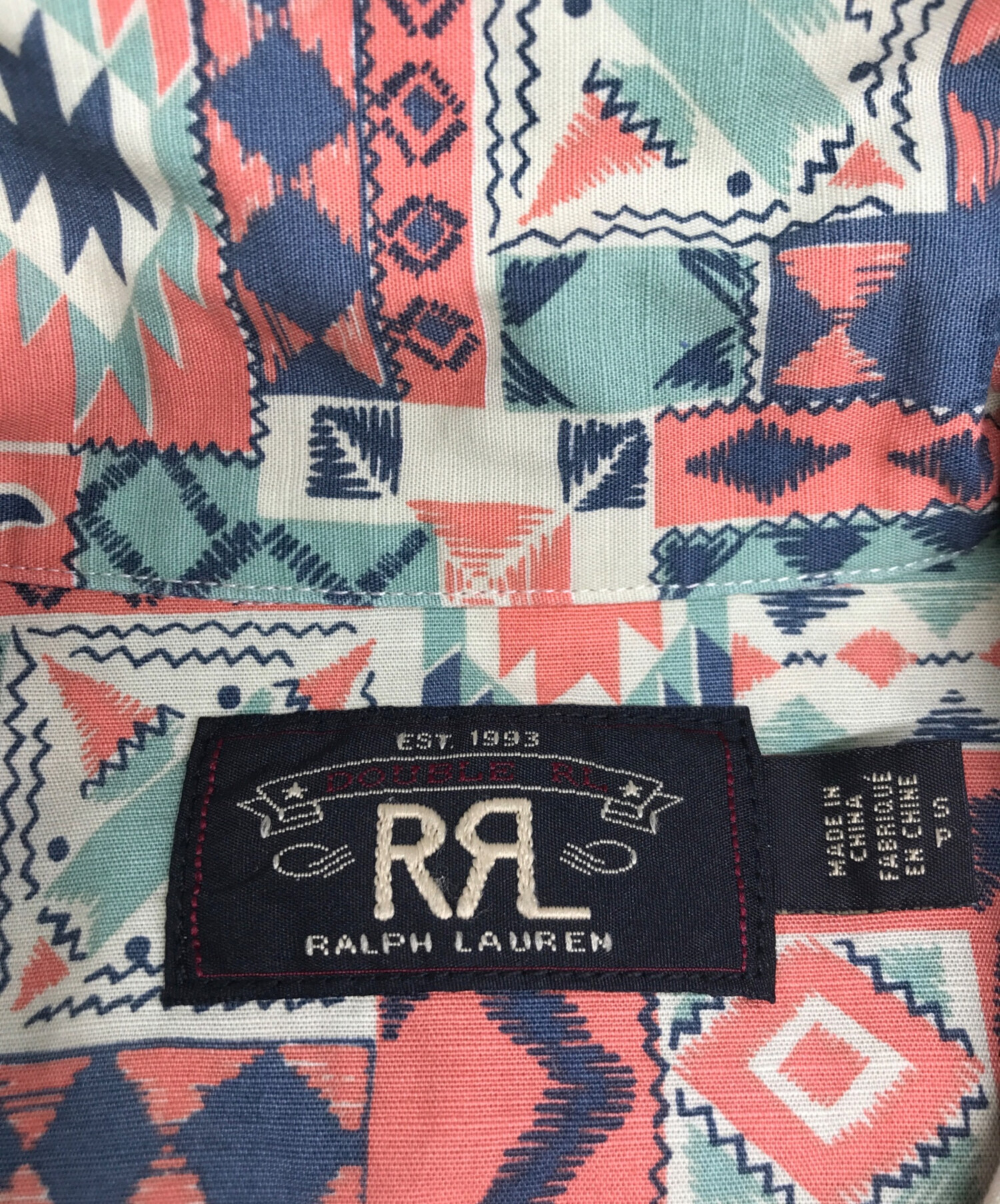 中古・古着通販】RRL (ダブルアールエル) Print Woven Camp