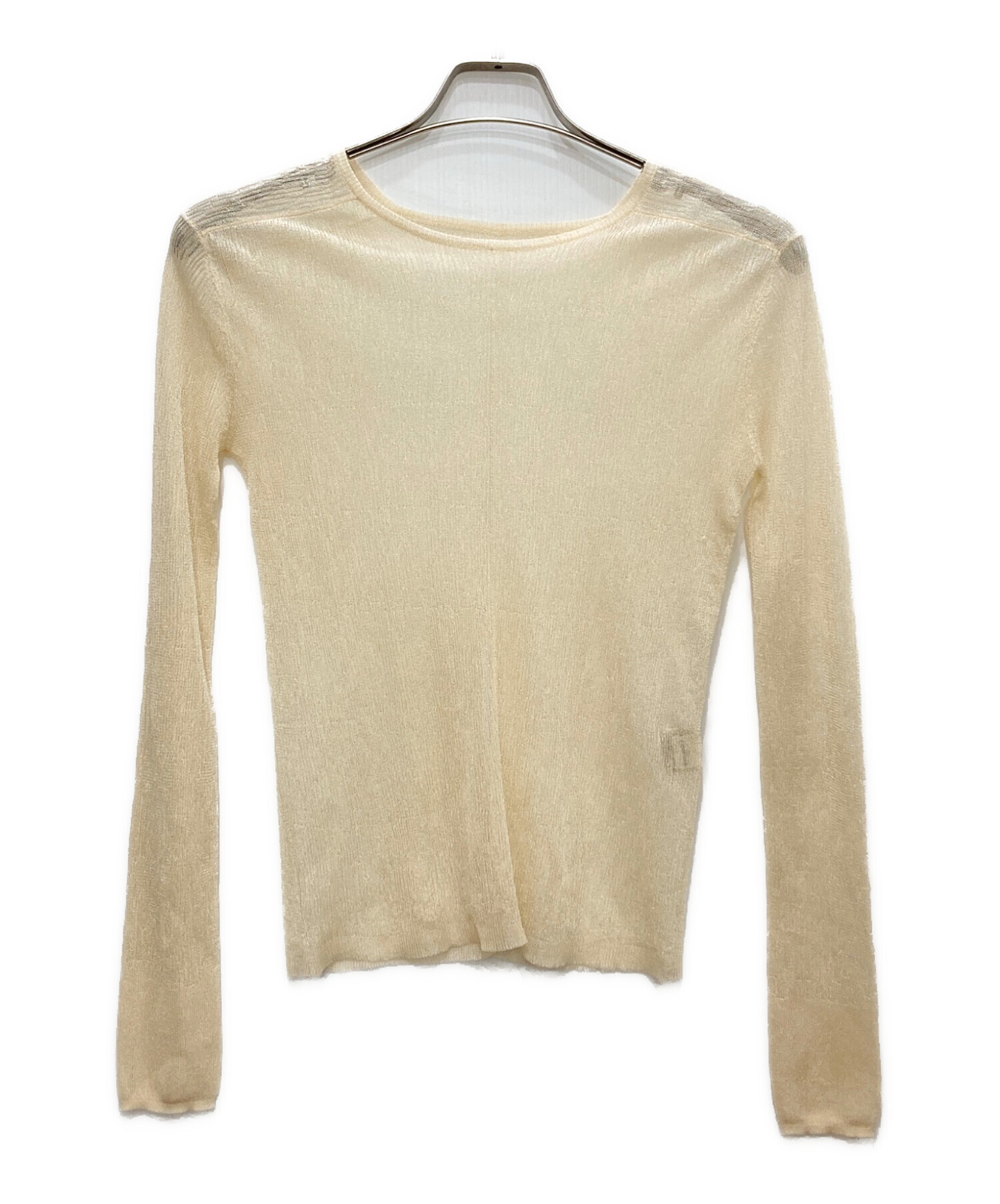 todayful スリット　シアートップス 中古・古着通販】TODAYFUL (トゥデイフル) Slit Sheer Knit/スリット