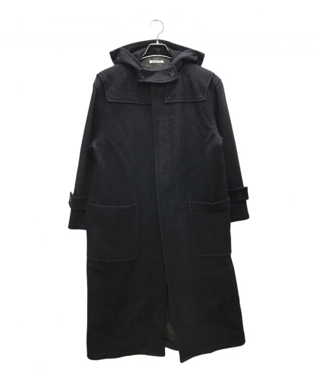 AURALEE DUFFLE COAT オーラリー ダッフルコート size5 中古・古着通販】AURALEE (オーラリー) WOOL SILK MELTON LONG DUFFLE