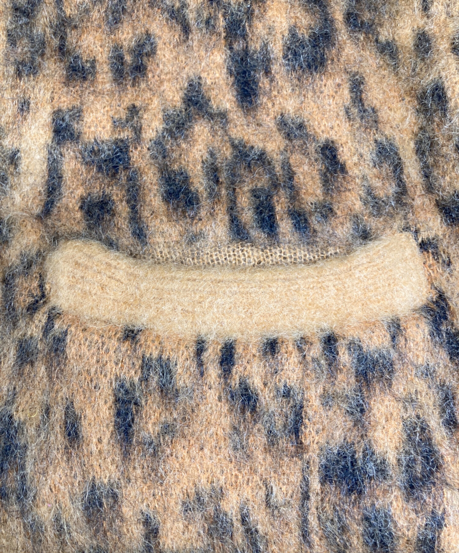 中古・古着通販】MINEDENIM (マインデニム) Kid Mohair Leopard Knit