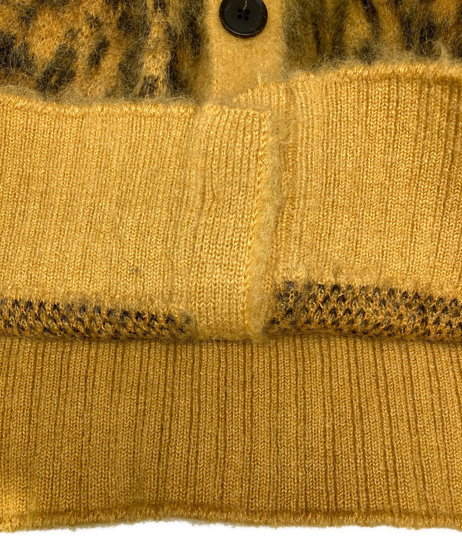 中古・古着通販】MINEDENIM (マインデニム) Kid Mohair Leopard Knit