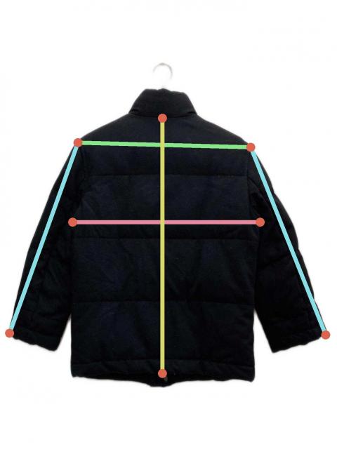 中古・古着通販】GUCCI (グッチ) グースダウンジャケット ブラック